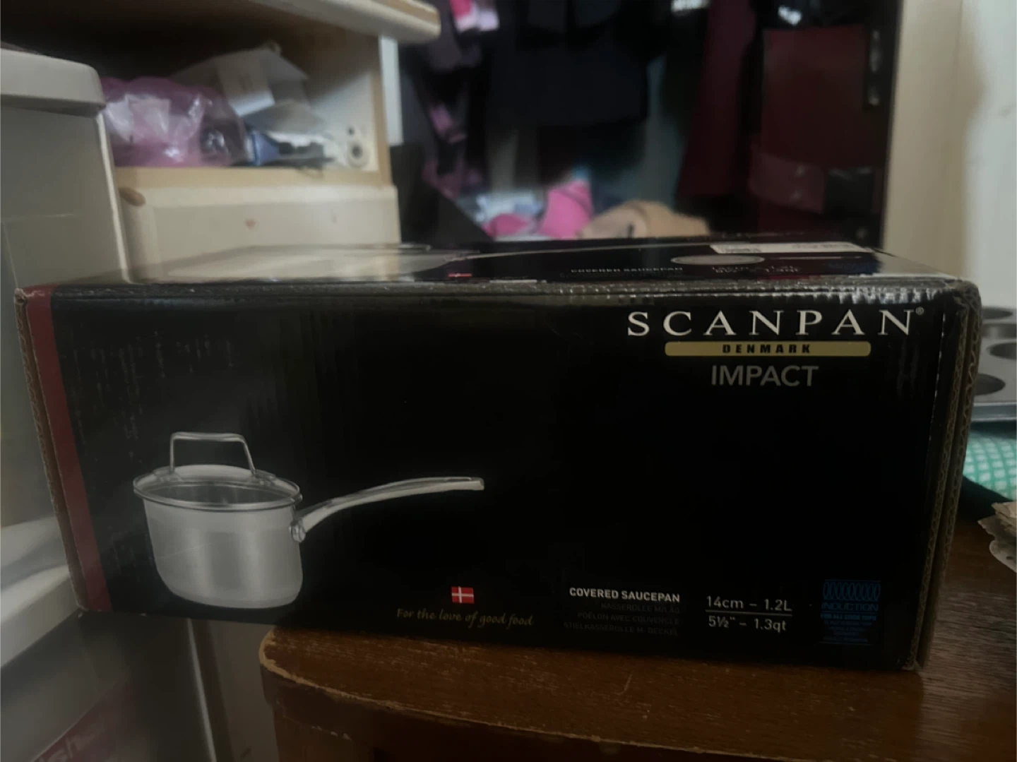 Scanpan Impact Covered Saucepan 14cm - 1.2L