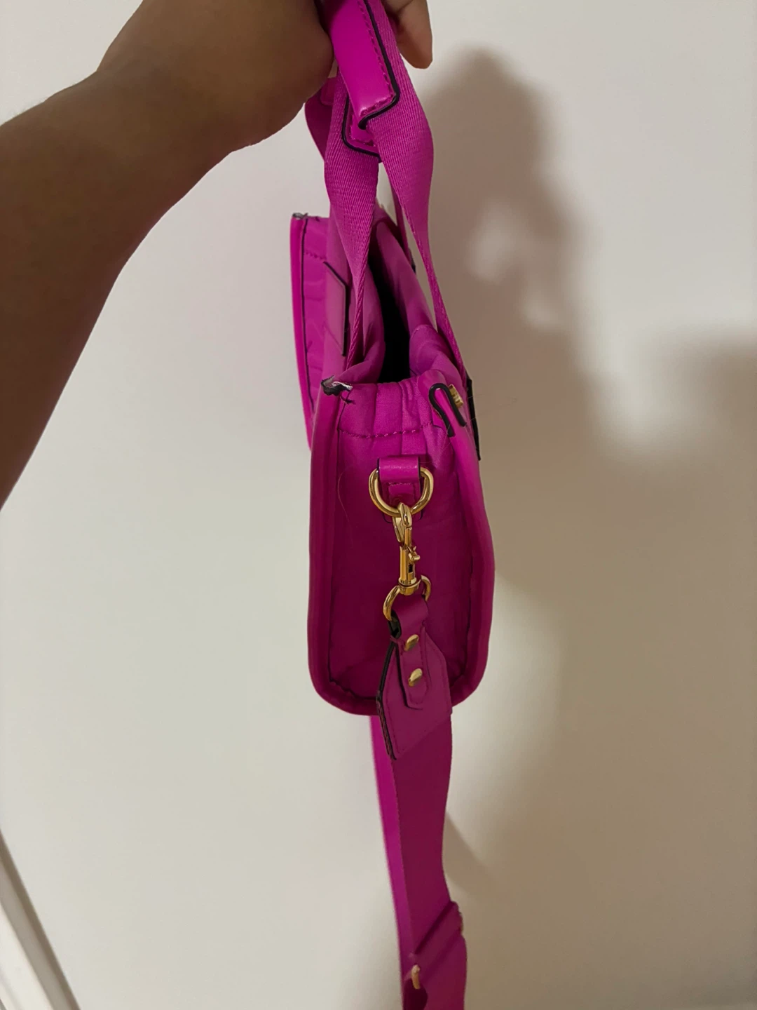 Aldo Hot Pink Embossed Tote Bag - photo 4