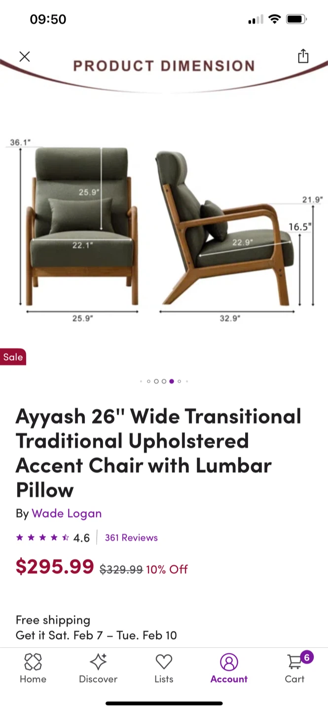 Excellent Quality Accent Chair with a Pillow - photo 2