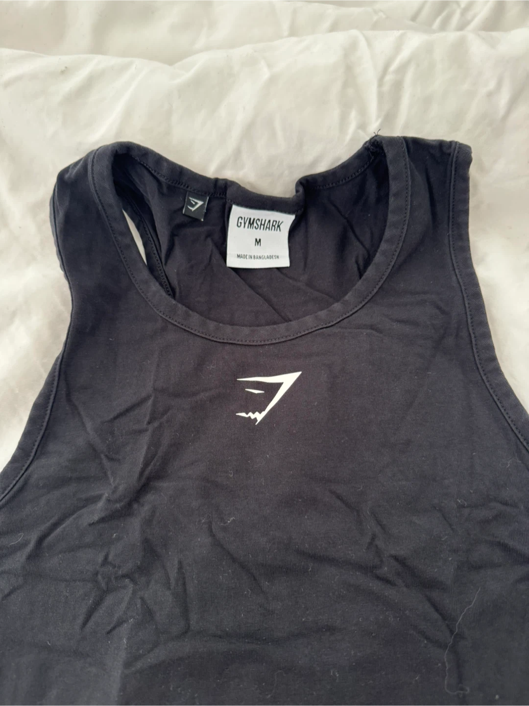Gymshark Tank Top - Black - Size M - photo 2
