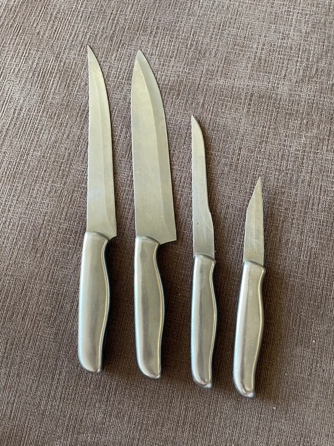 Set of 4 Stainless Steel Knives