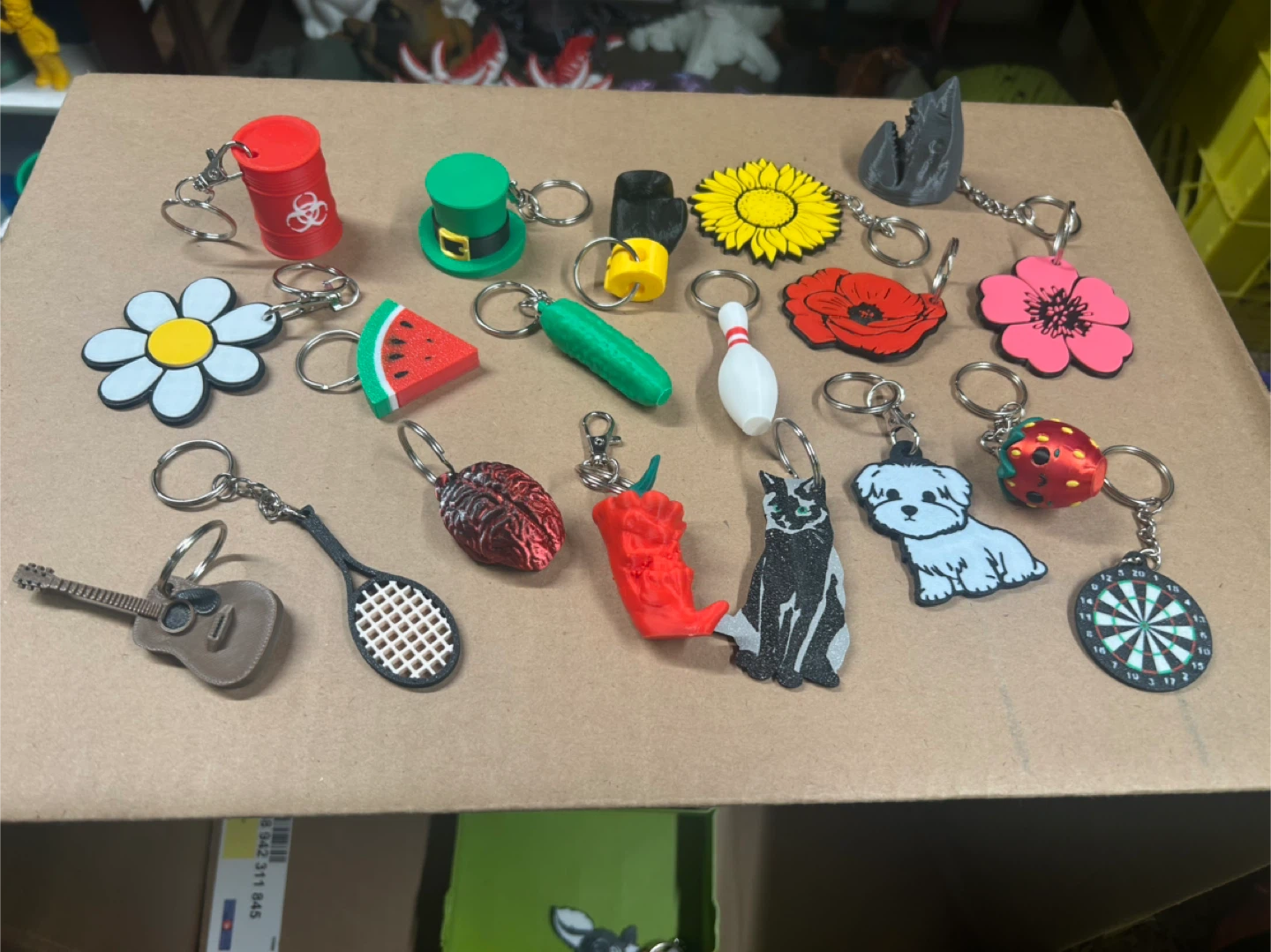 Assorted Novelty Keychains