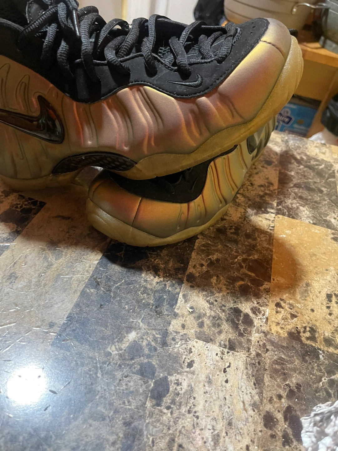 Nike Air Foamposite One Black/Aurora Green - photo 2