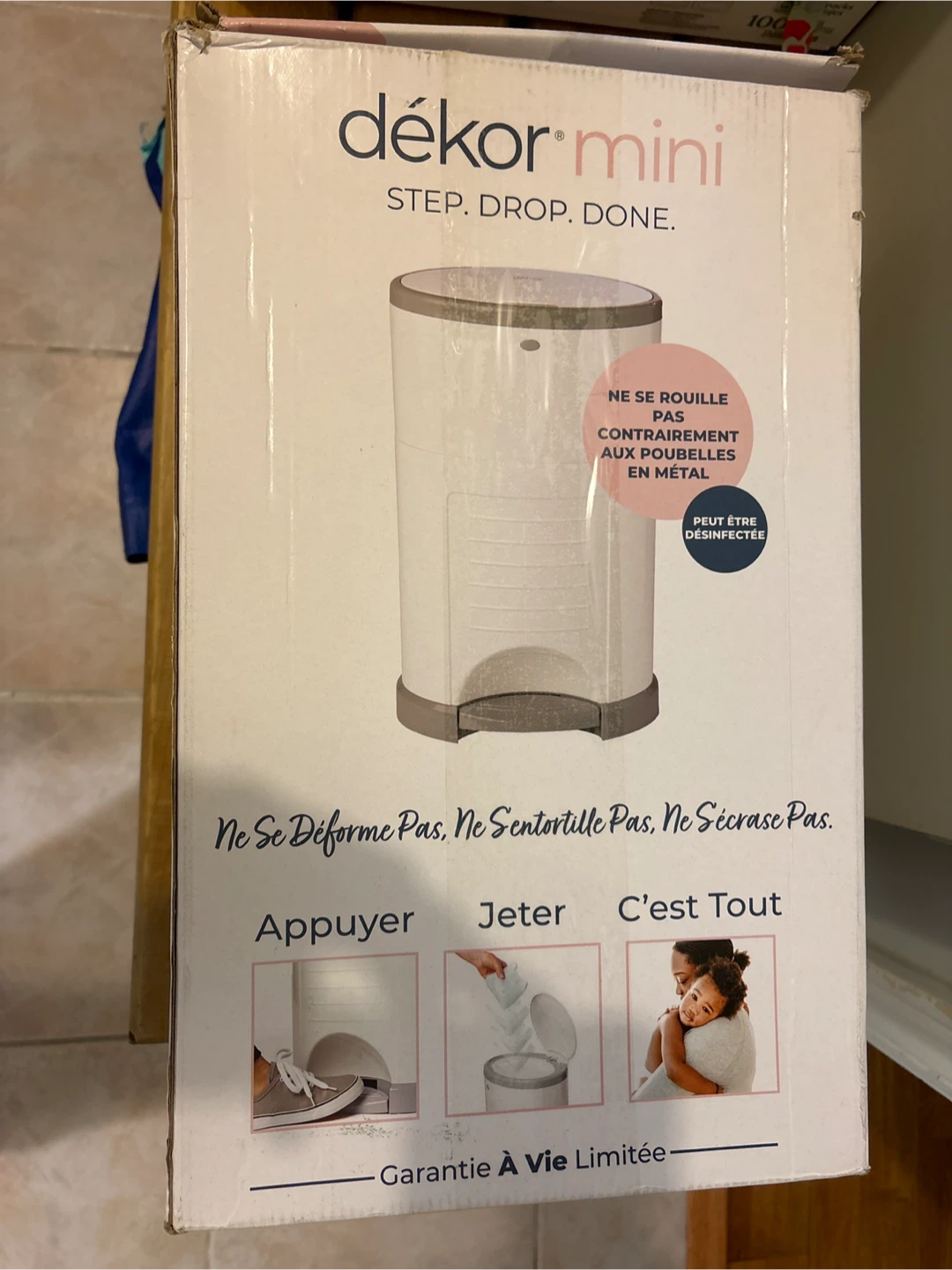 Dékor Mini Diaper Pail