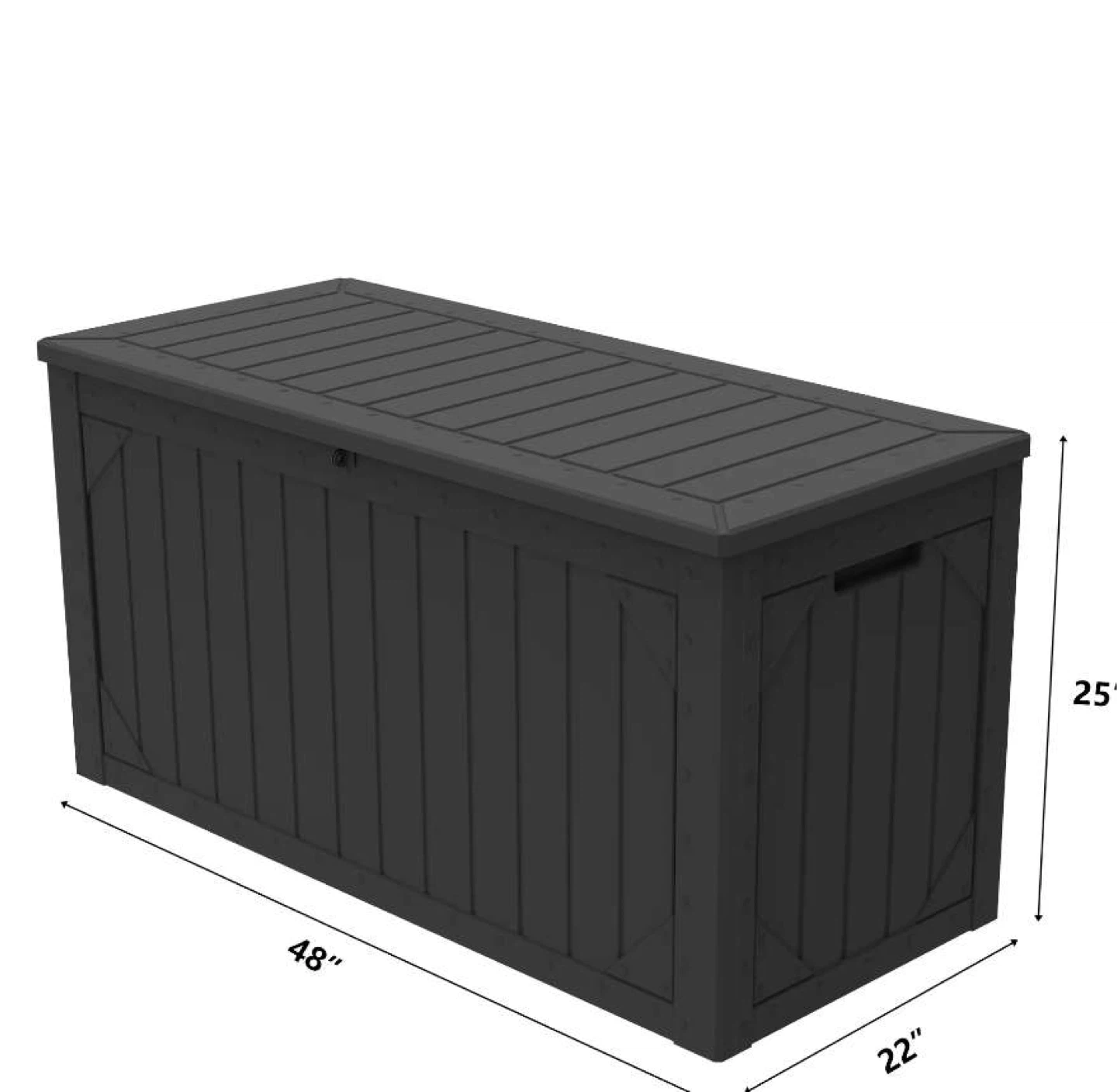 Black Outdoor Storage(110 gallons,Brand new, not installed) - photo 2
