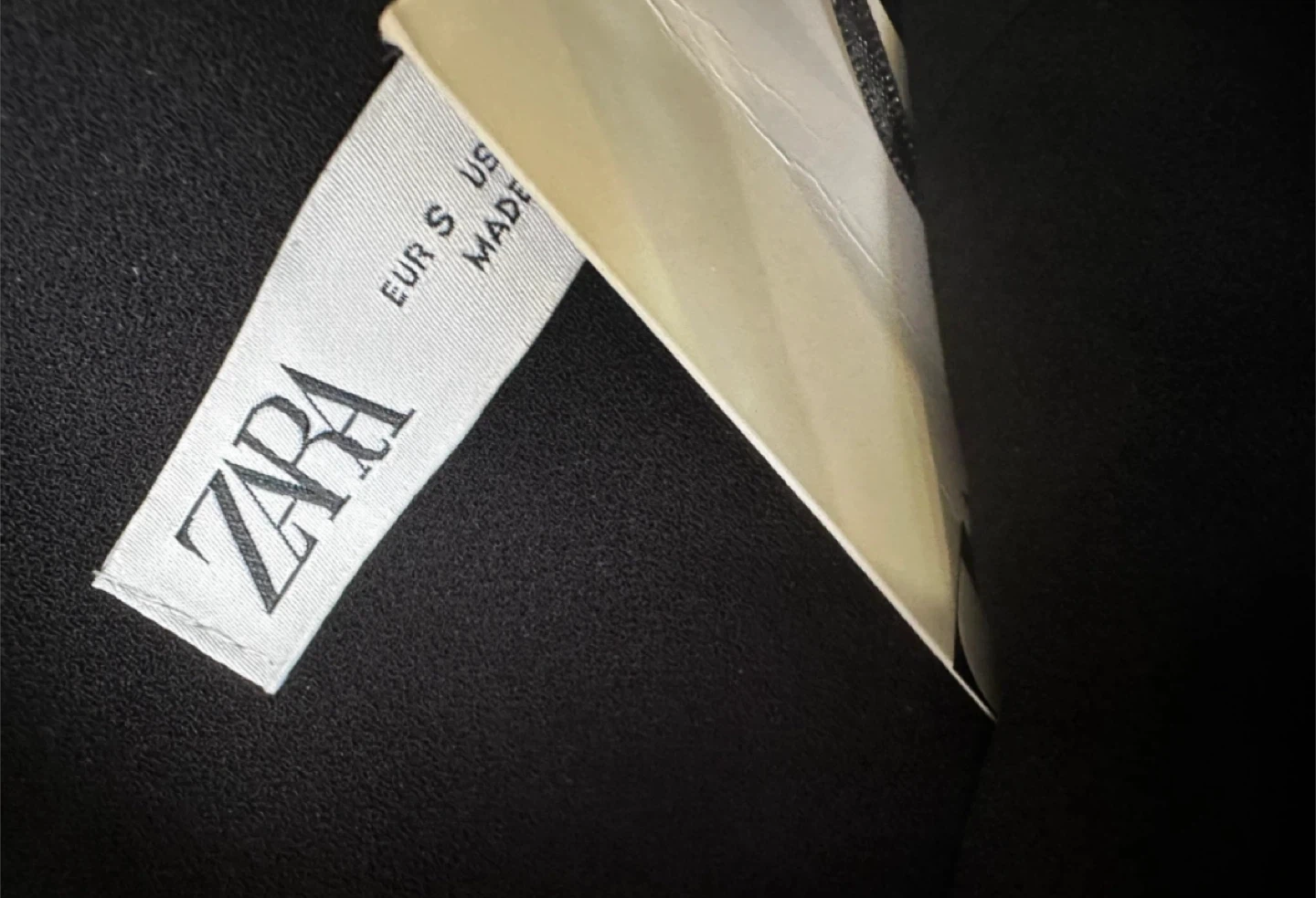 New ZARA Black Midi Dress - Size S - photo 3