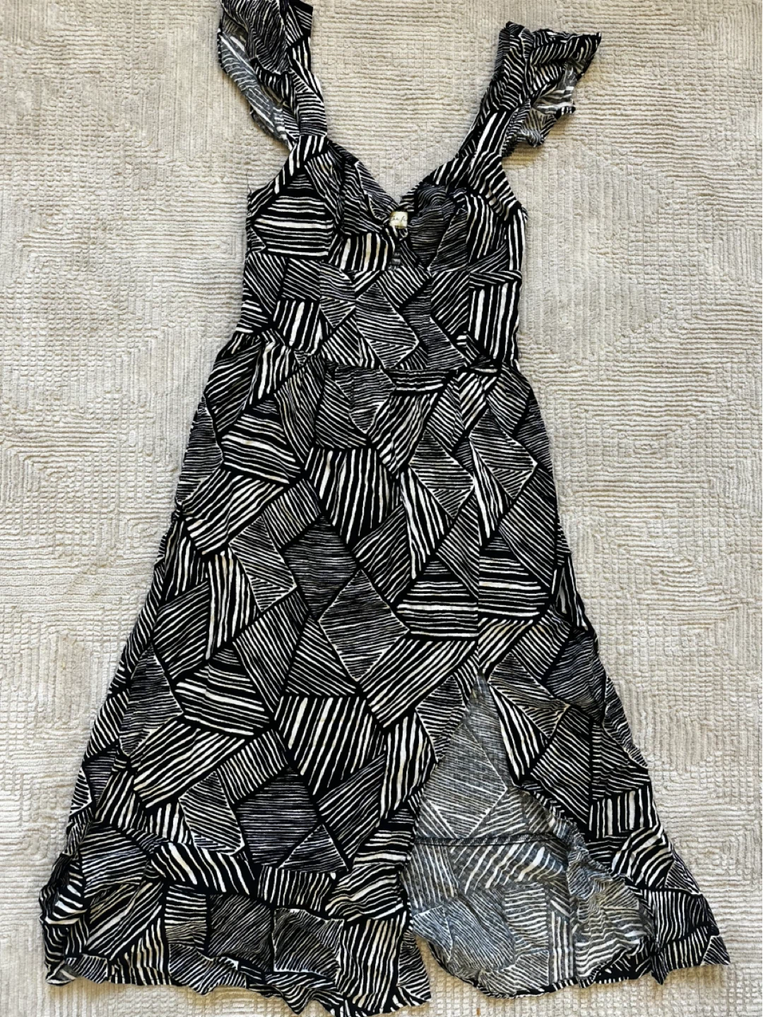 Women's Abstract Print Midi Dress - photo 2