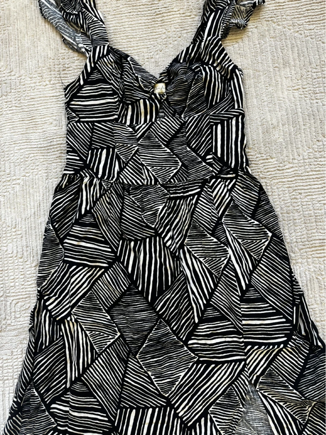 Women's Abstract Print Midi Dress - photo 3