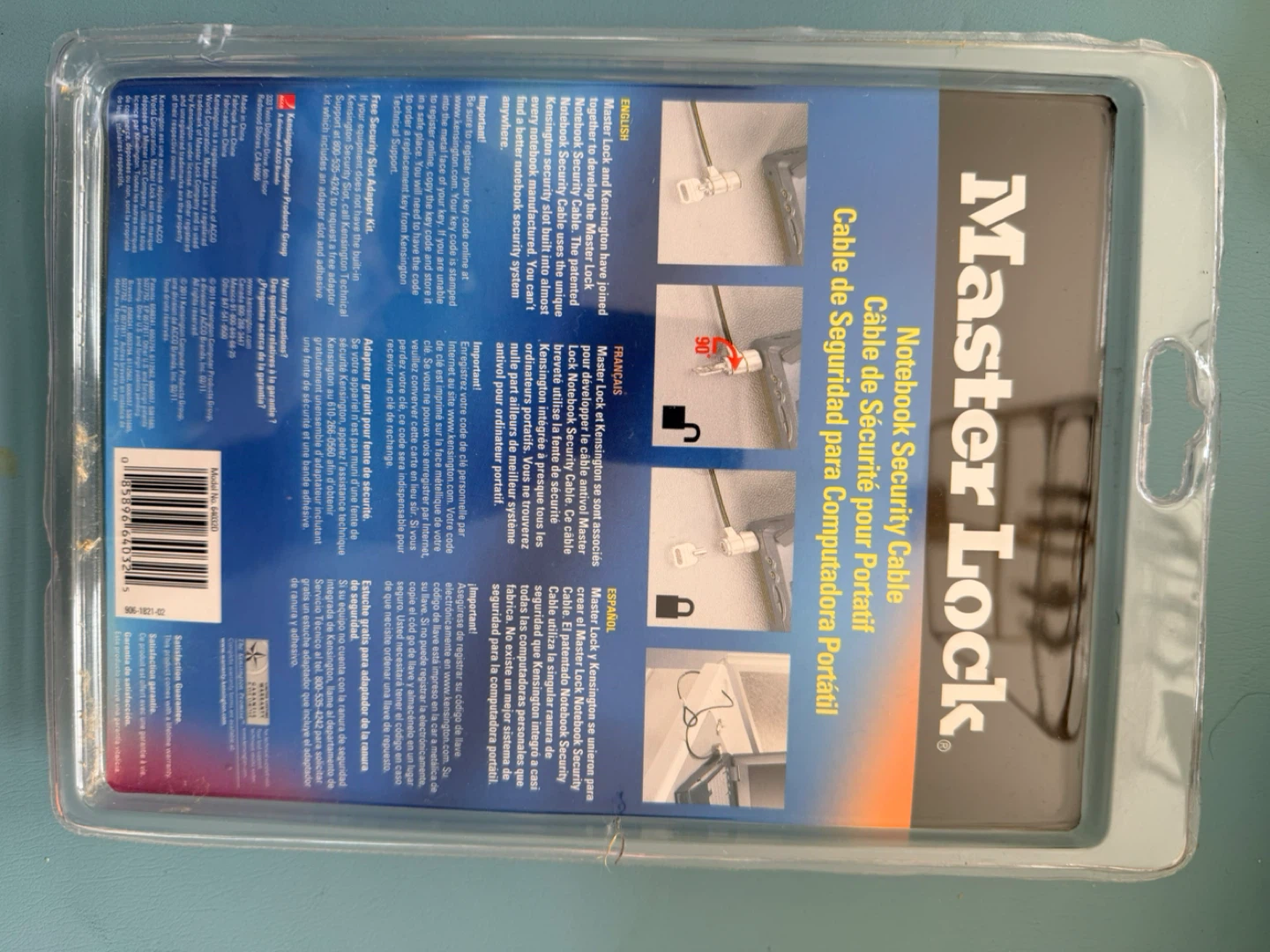 Master Lock Notebook Security Cable - photo 2