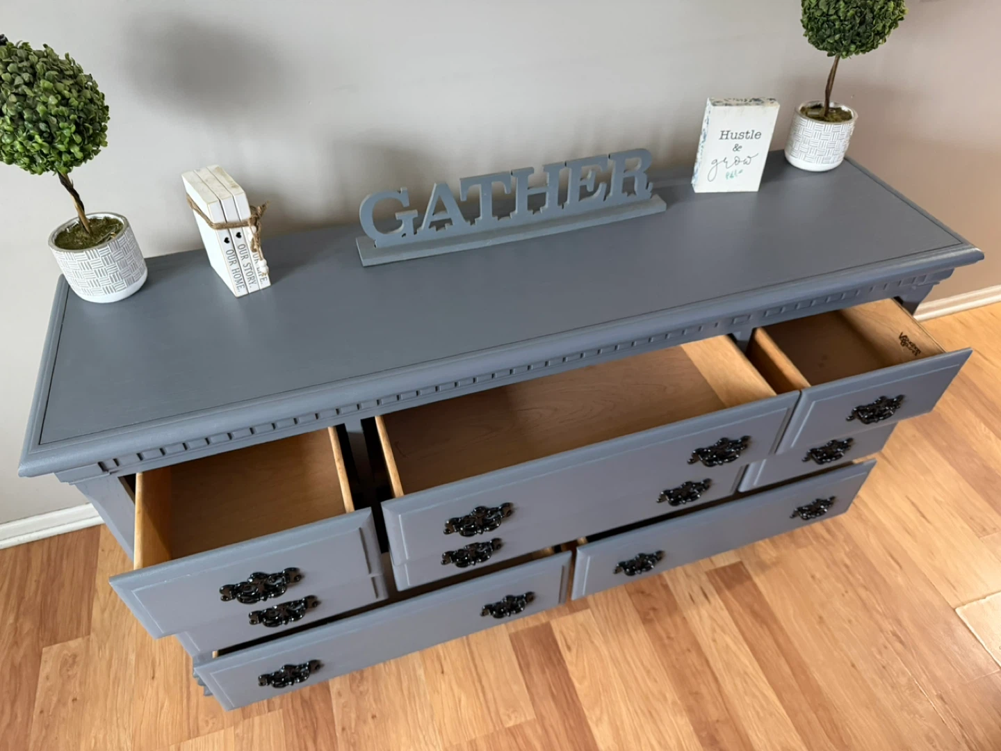 ✨🩶Beautiful solid oak dresser🩶✨ - photo 4