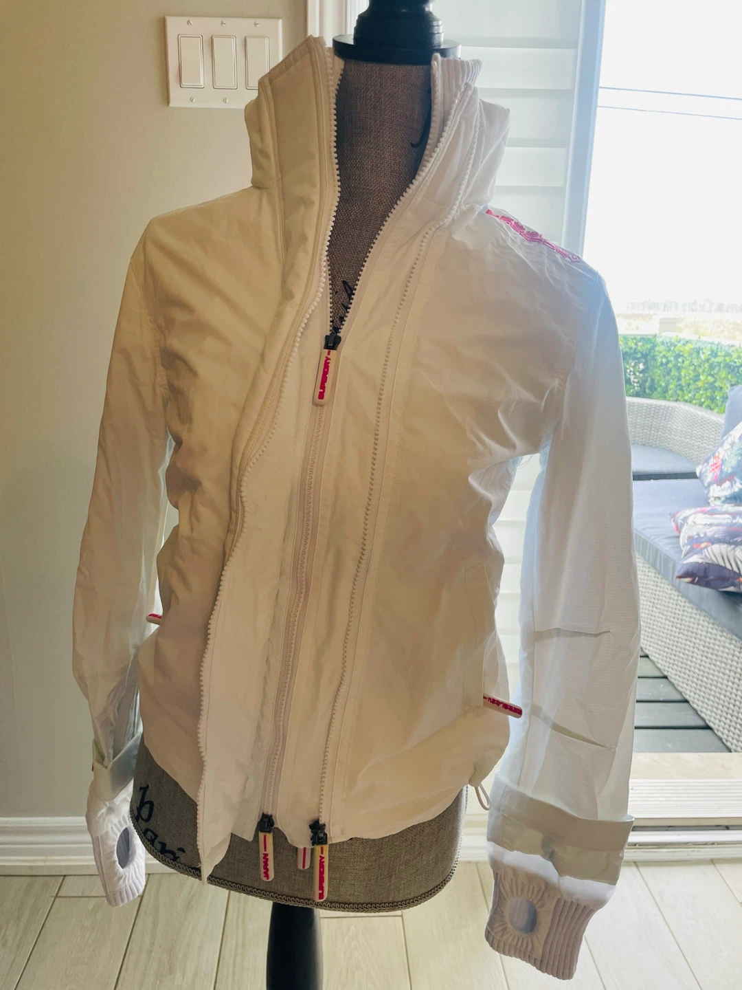Superdry Japan White Lightweight Jacket S - photo 2