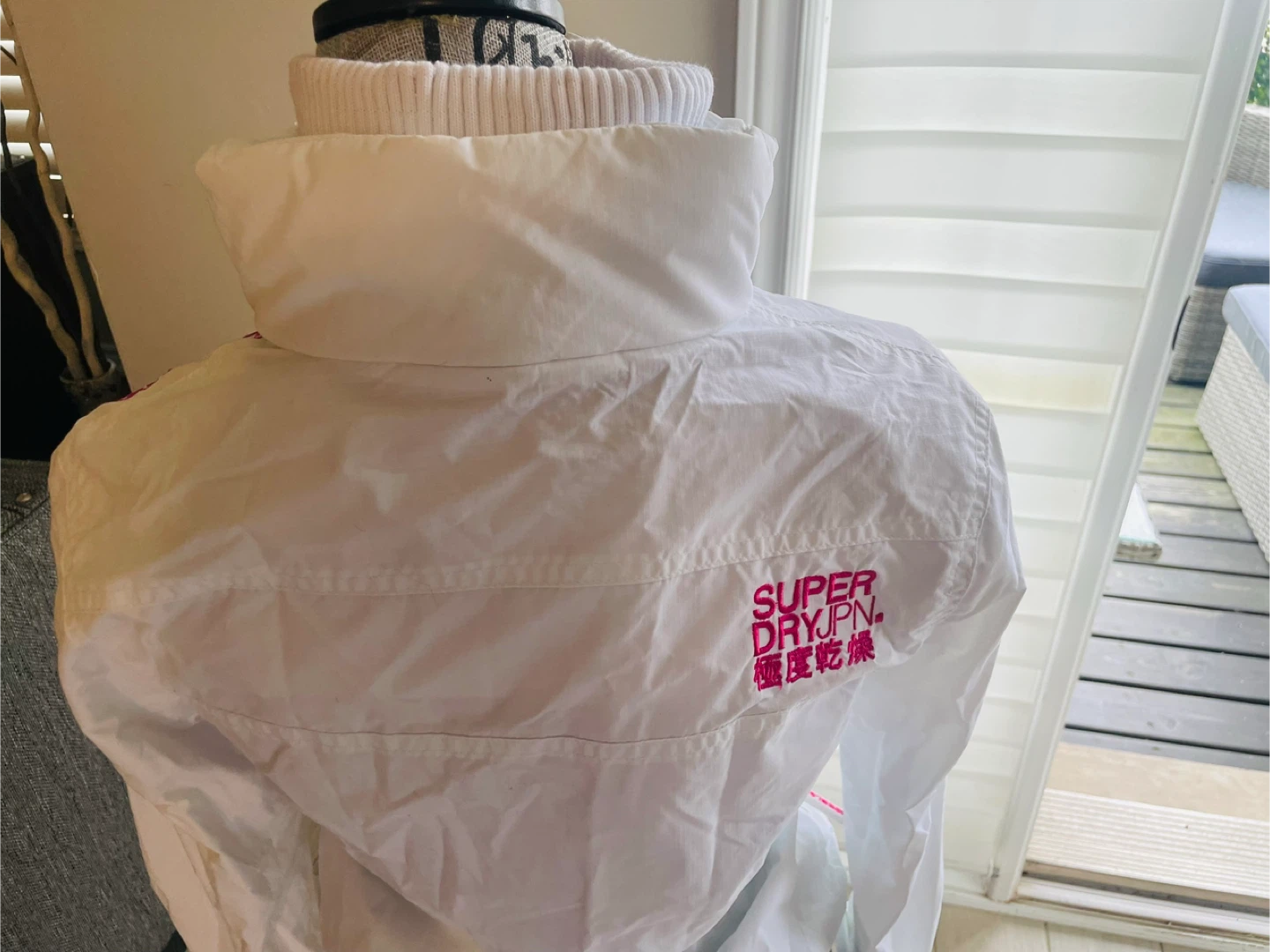 Superdry Japan White Lightweight Jacket S - photo 4