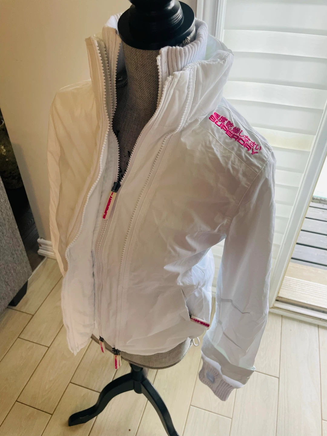 Superdry Japan White Lightweight Jacket S - photo 3