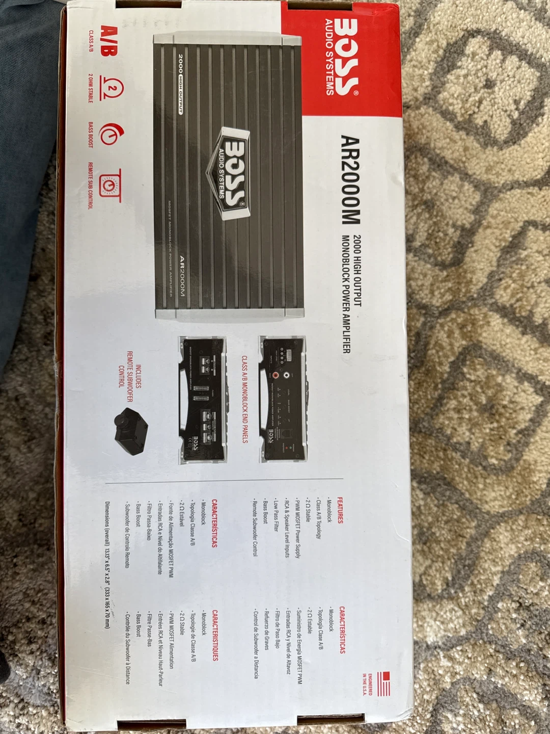 BOSS Audio Systems AR2000M Mono 2000W Car Amplifier - photo 2