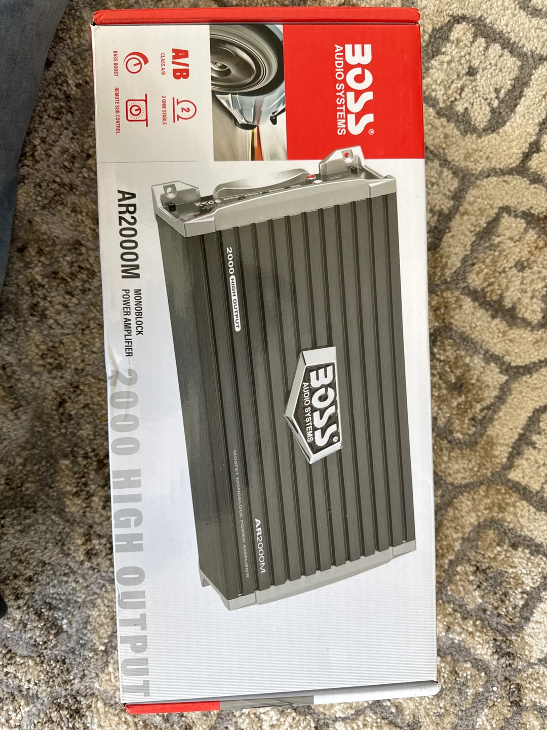 BOSS Audio Systems AR2000M Mono 2000W Car Amplifier