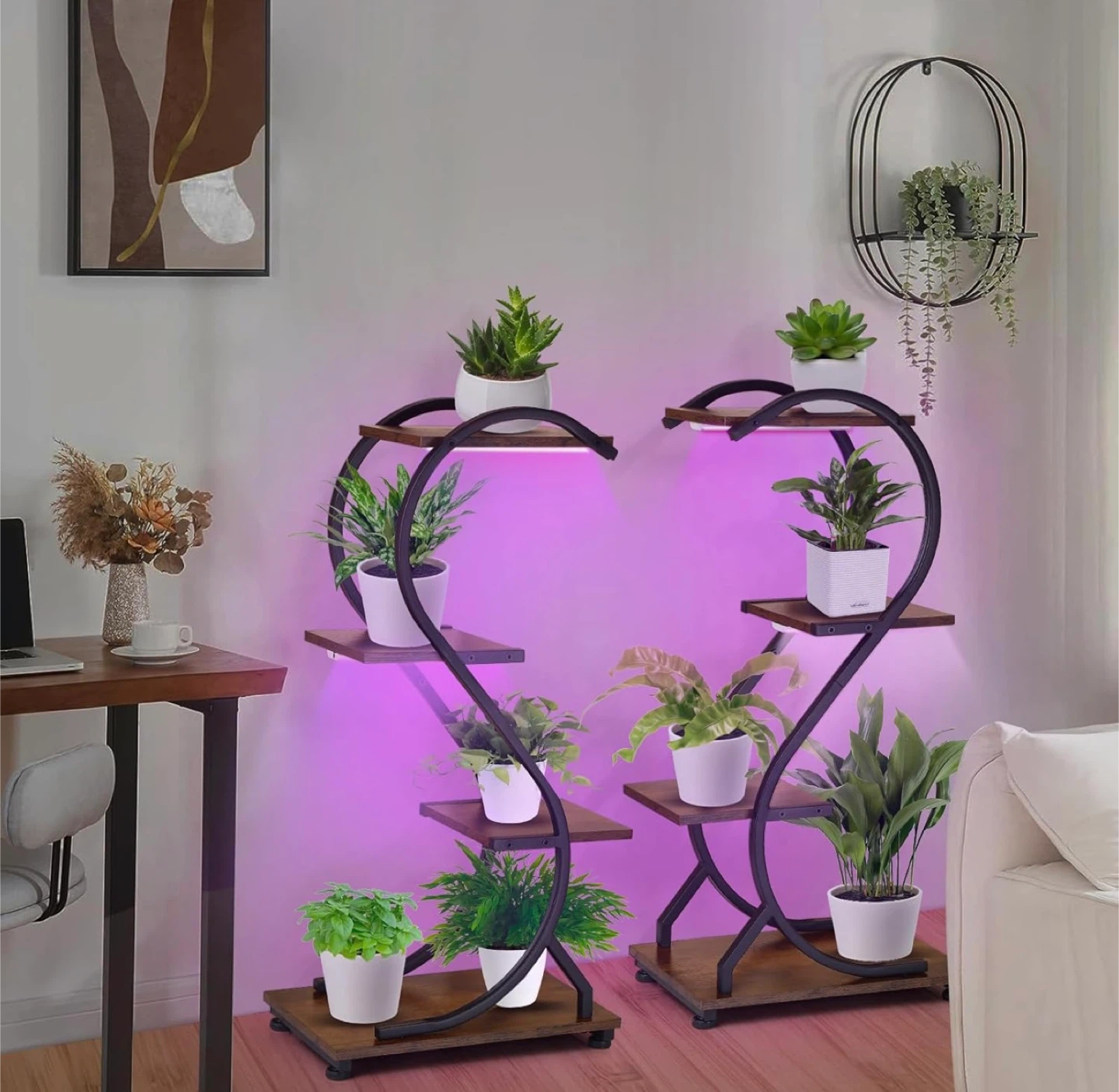Plant Stand with Grow Lights
