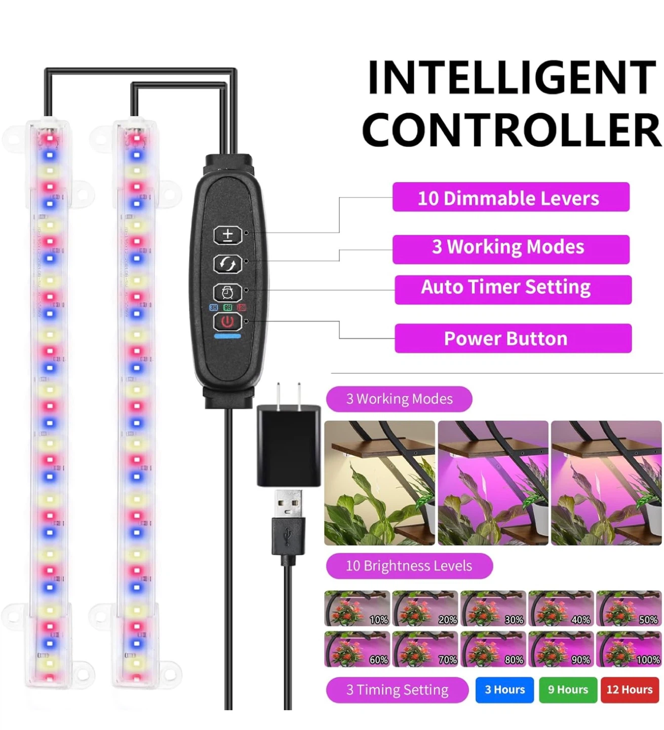 Plant Stand with Grow Lights - photo 4
