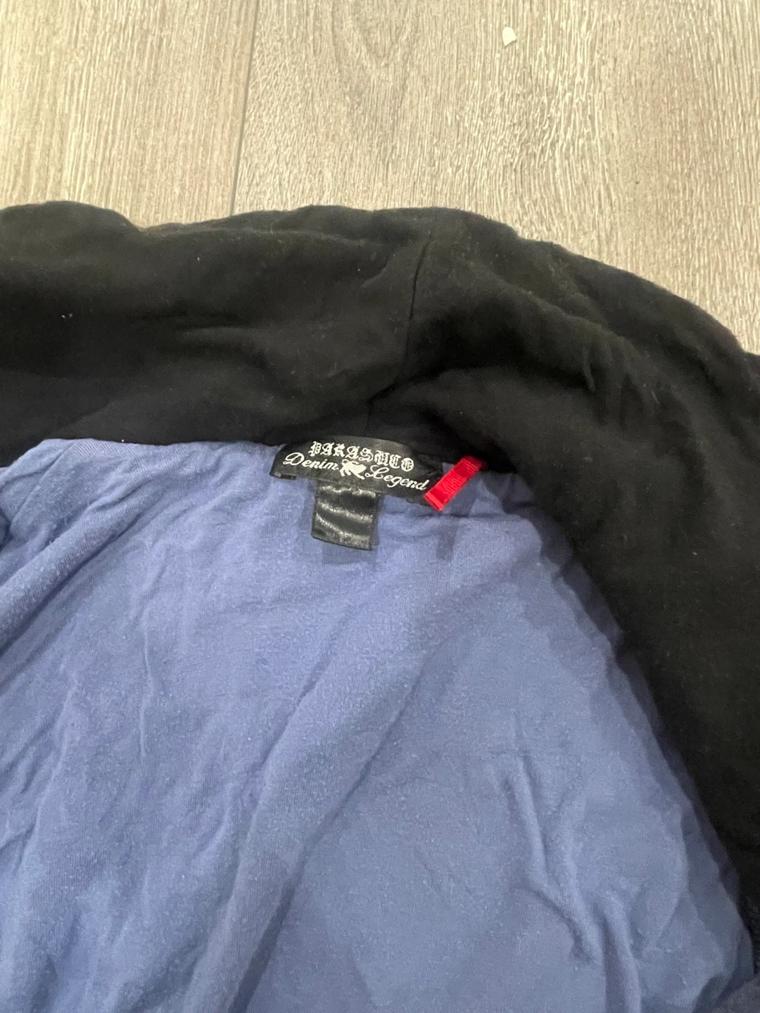 Denim Legend Parasuco Black Zip-Up Jacket xs - photo 3