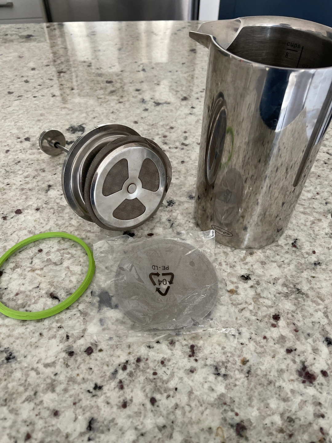 SterlingPro Stainless Steel French Press Coffee Maker