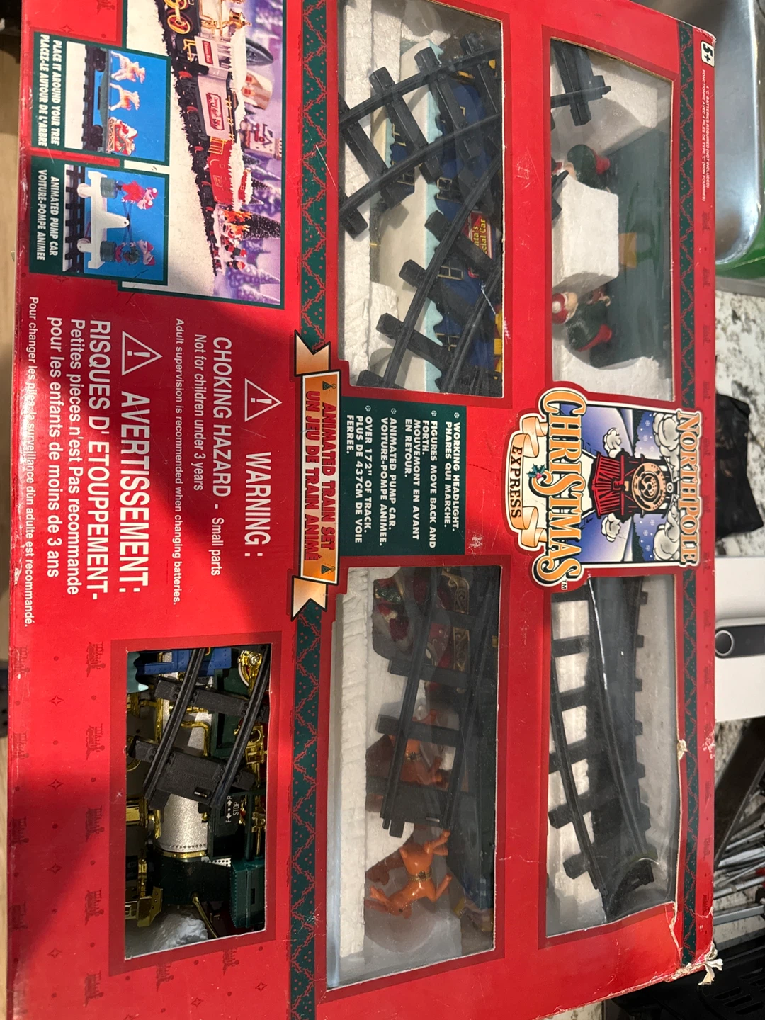 North Pole Christmas Express Animated Train Set