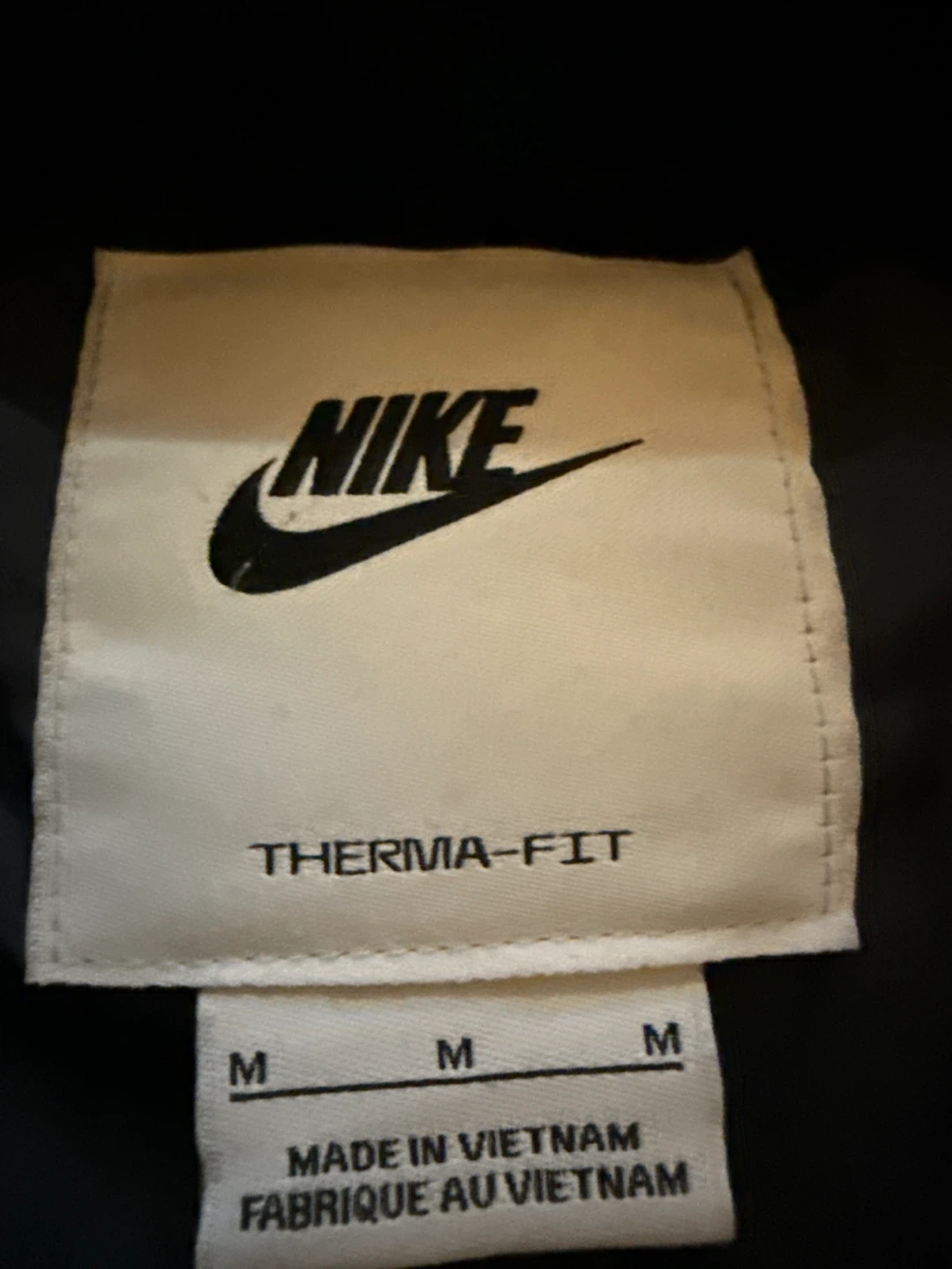Nike Therma-FIT Puffer Jacket - Black - Size M - photo 2