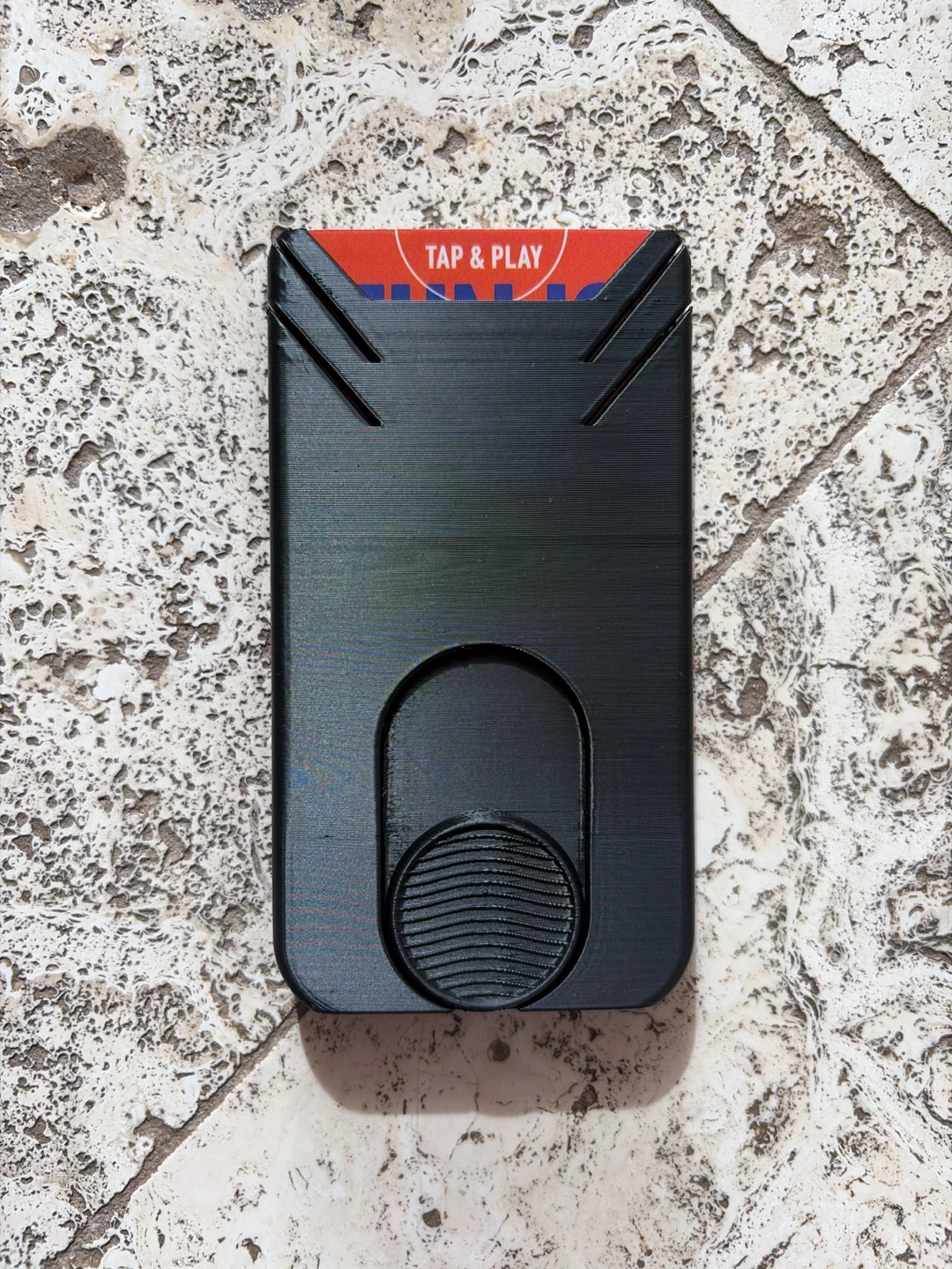 Black Minimalist Card Holder Wallet - photo 2