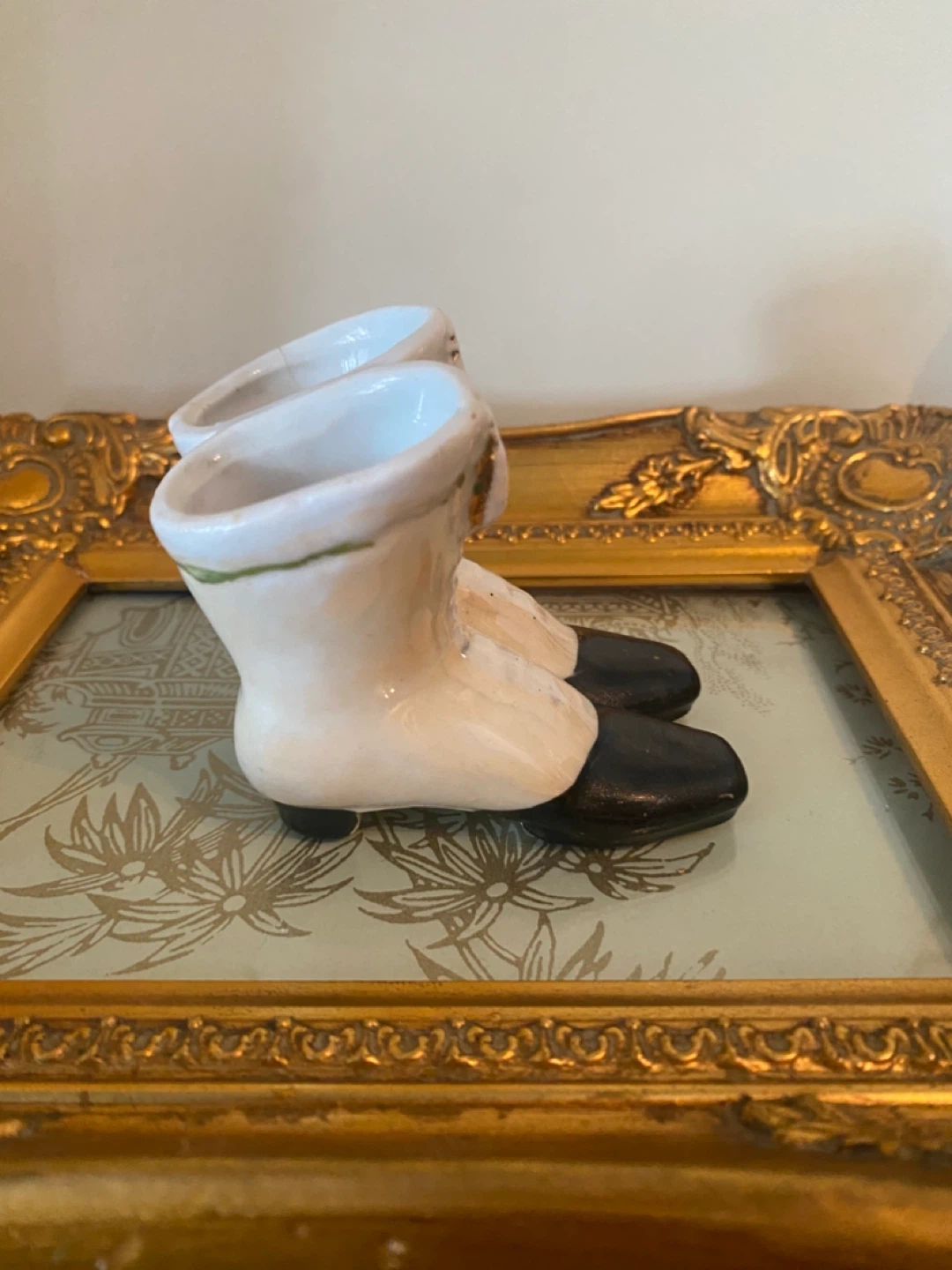 Ceramic Vintage Boots Vase - photo 4