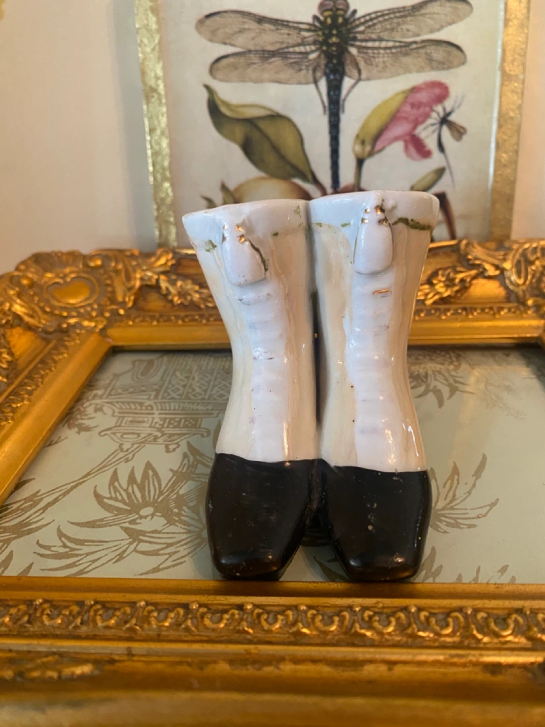 Ceramic Vintage Boots Vase - photo 2