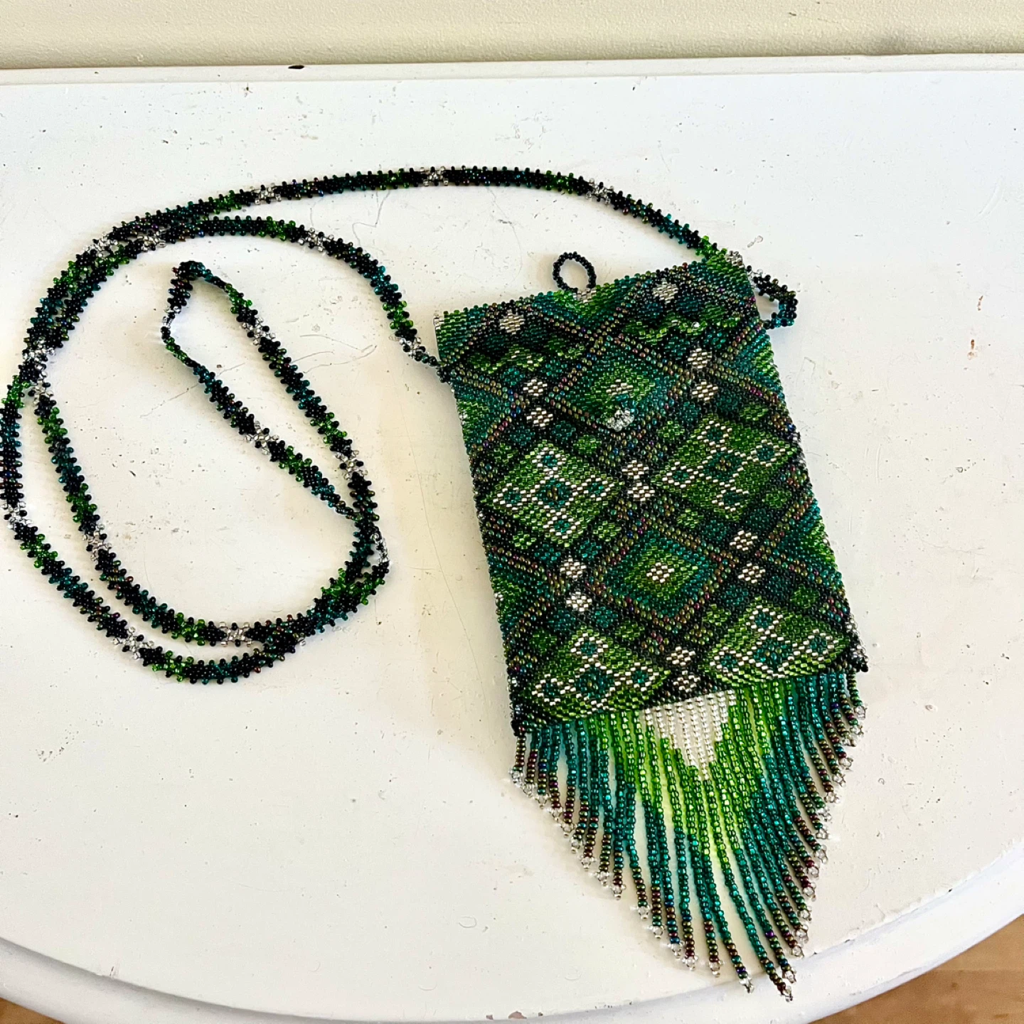 Huichol Medicine or Amulet Bag - photo 2