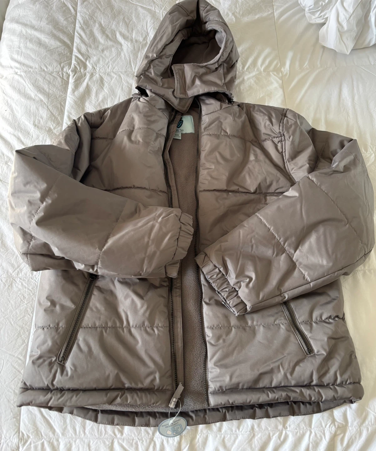 Puffer Jacket with Hood