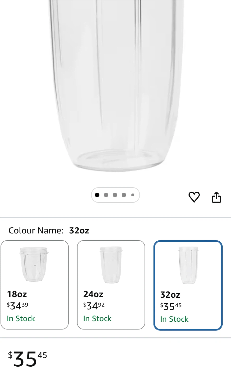 32oz Replacement Cup for Magic Bullet Blender - photo 3