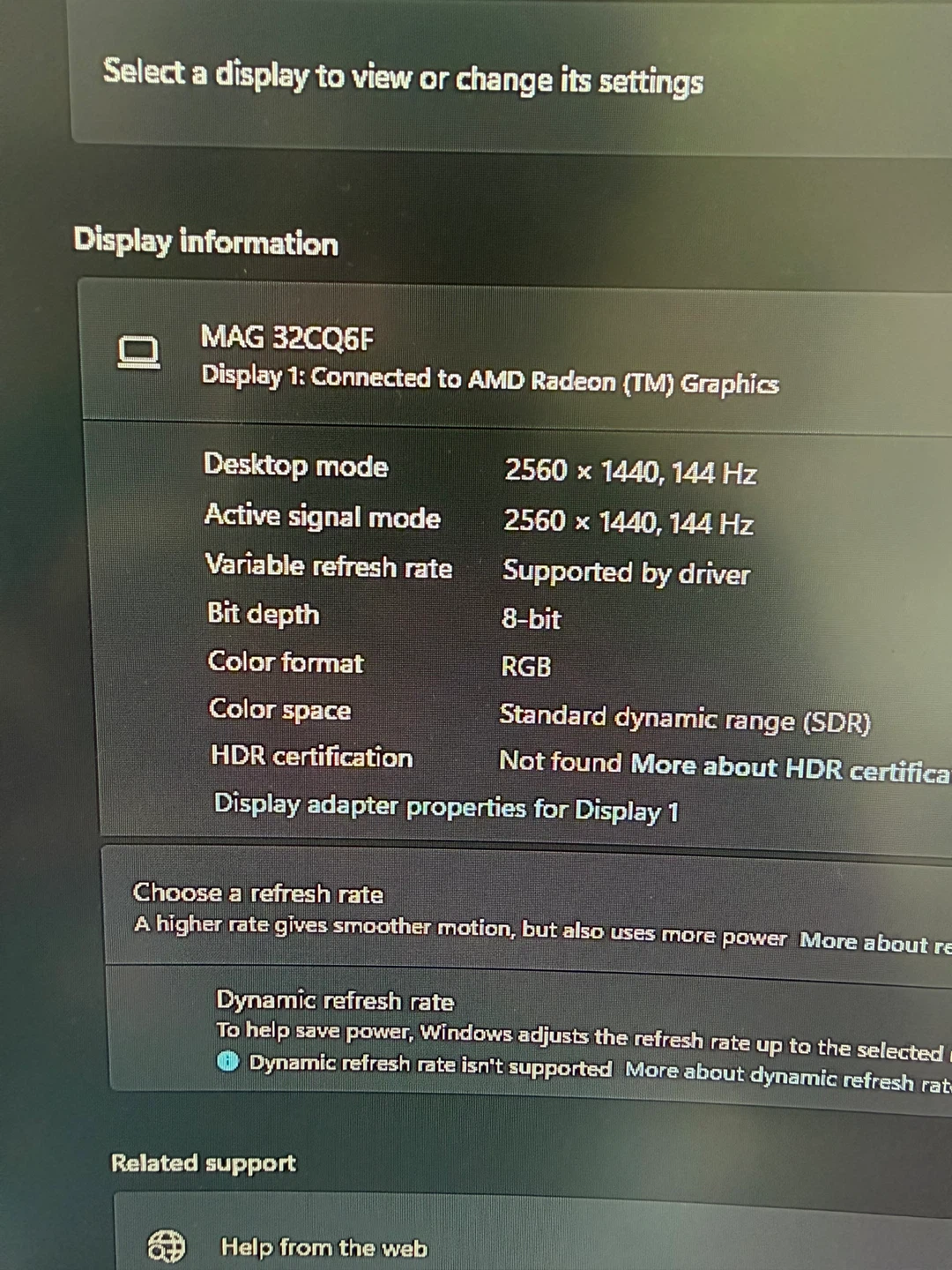 MSI 32" 2560 x 1440 QHD 180Hz Curved Gaming Monitor - photo 3