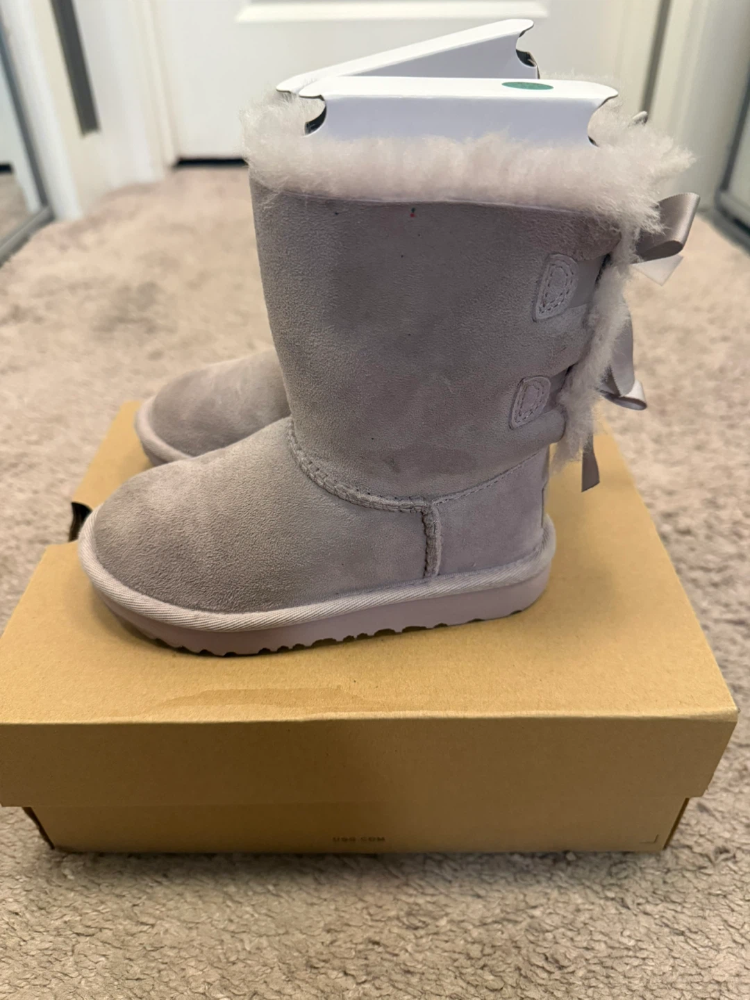 UGG Bailey Bow II Boots - Grey - photo 4