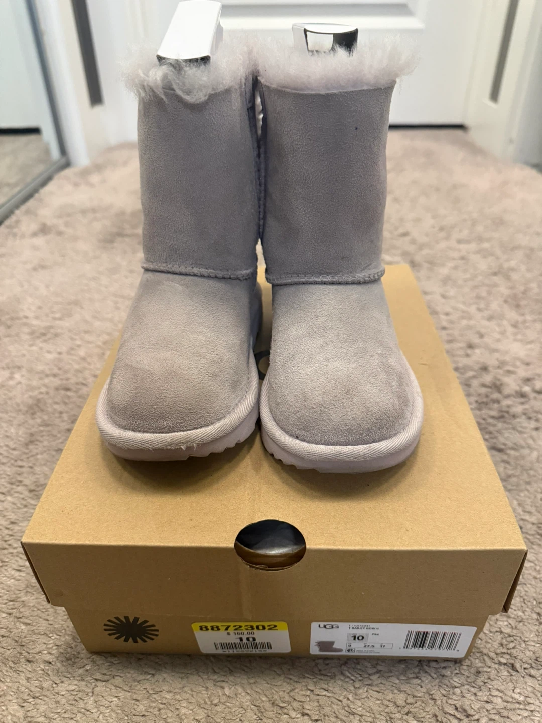 UGG Bailey Bow II Boots - Grey