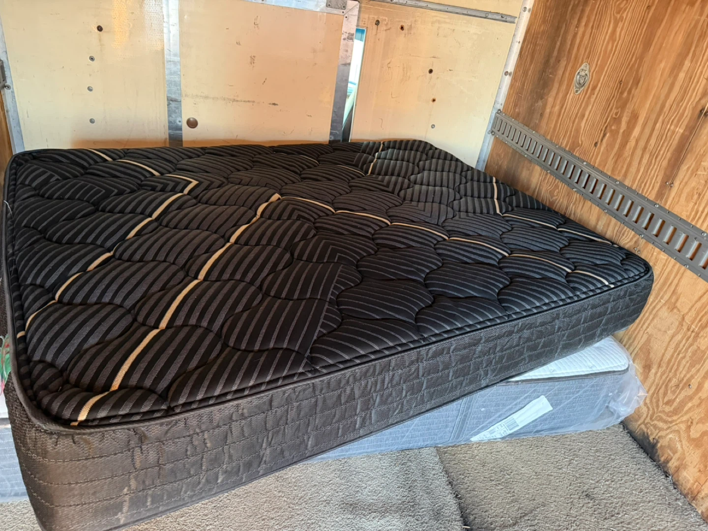 Quality Mattress - Black Stripes