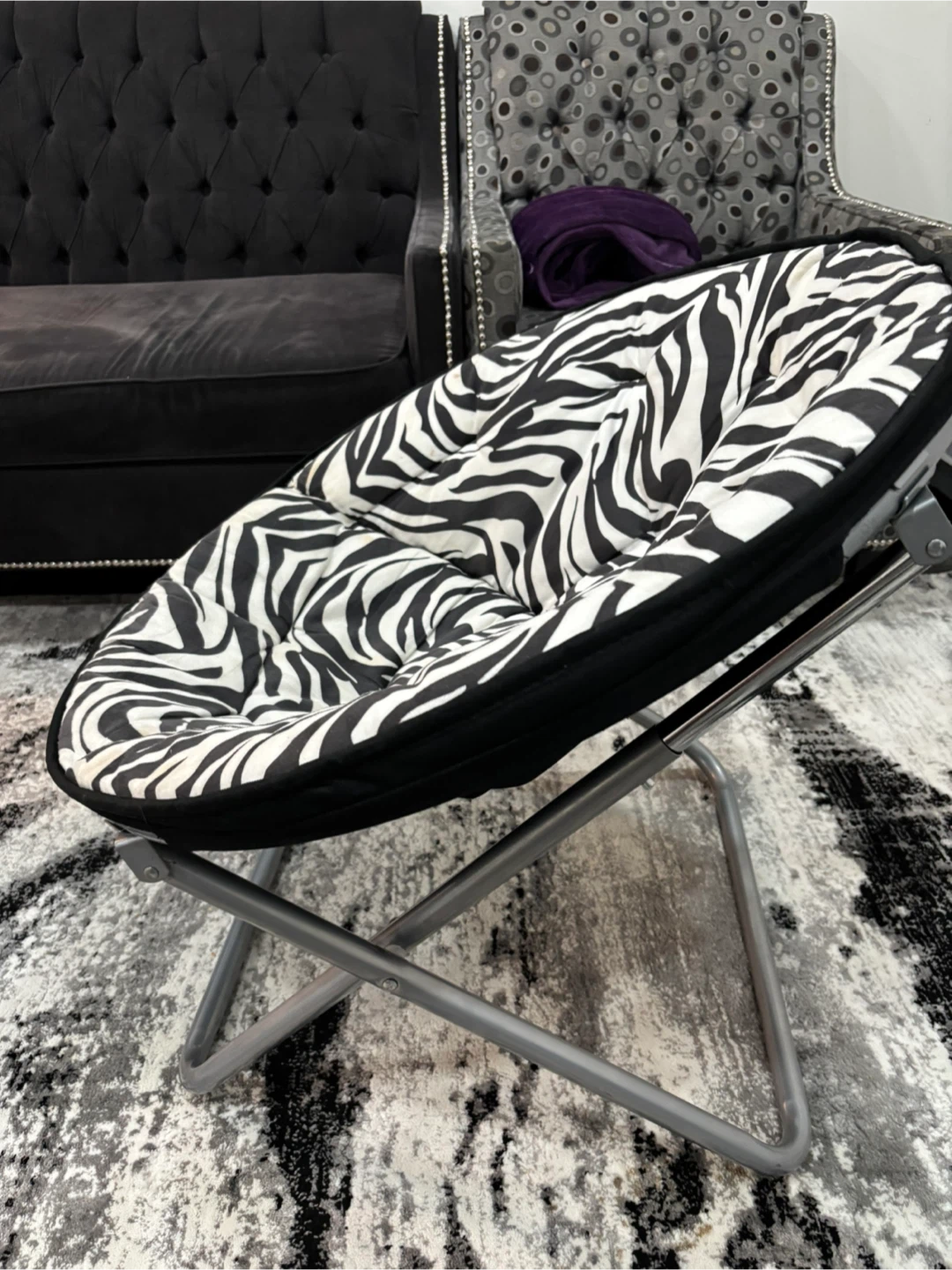 2 Round Saucer Chairs - photo 2