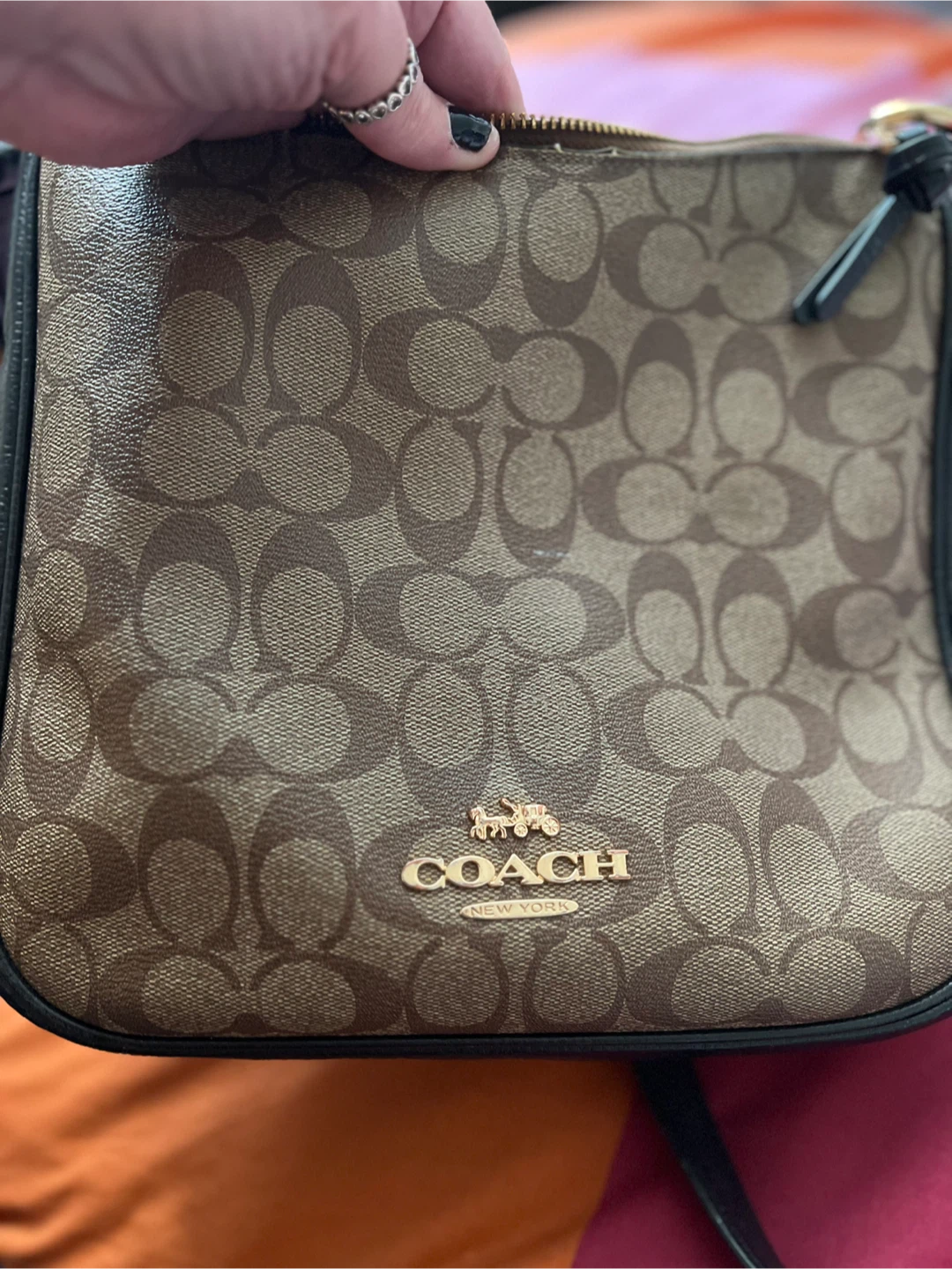 Coach Signature Canvas Crossbody Bag