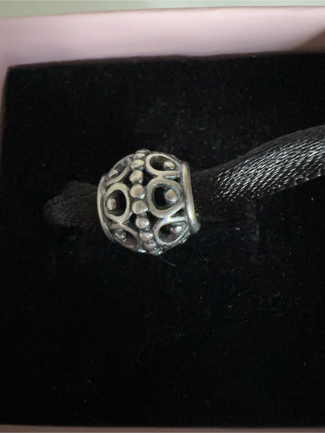 Pandora Rare Find Charm Gilded Cage Openwork Charm