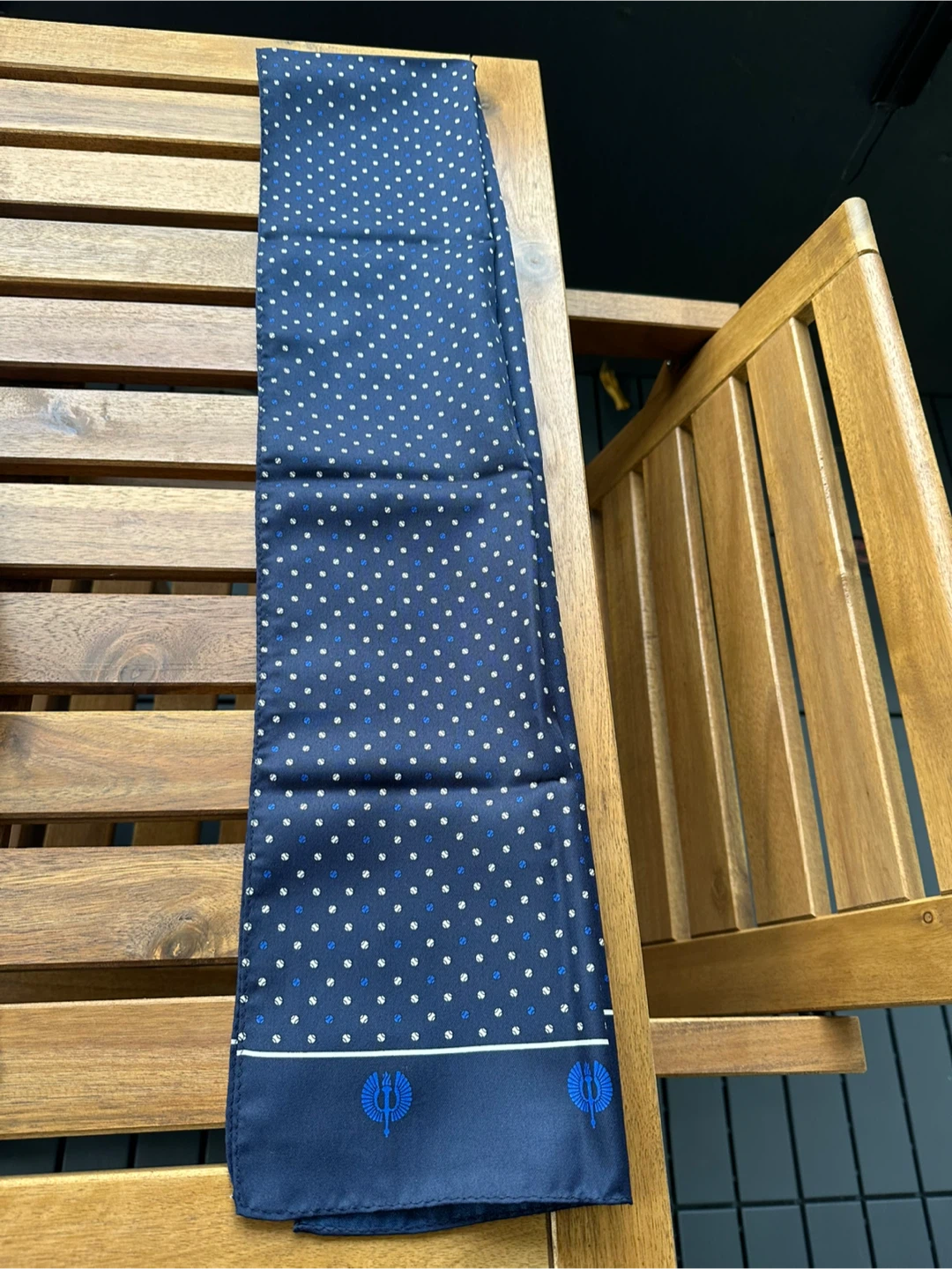 Bundle of 5 Scarves - Plaid, Polka Dot, Solid Colors - photo 2