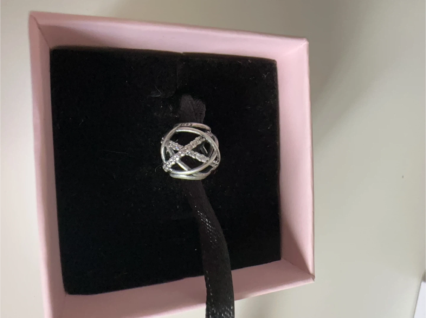 GALAXY PANDORA Silver Cz Stones Charm/Bead - photo 2