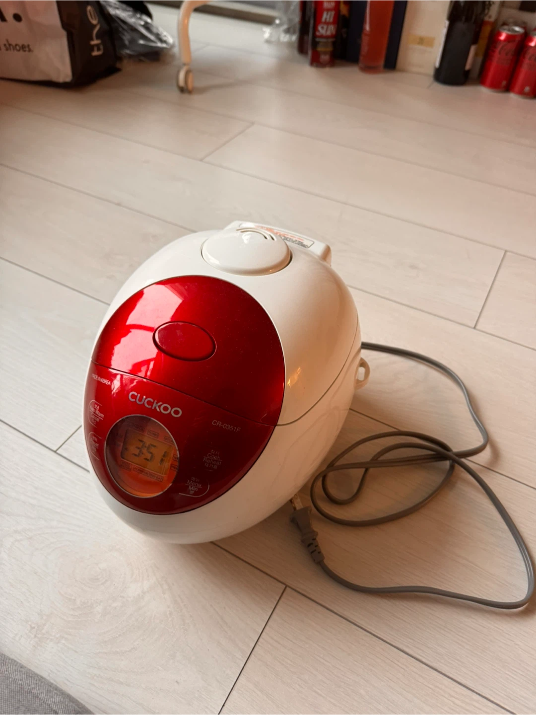 Cuckoo CR-0351F Rice Cooker - Red