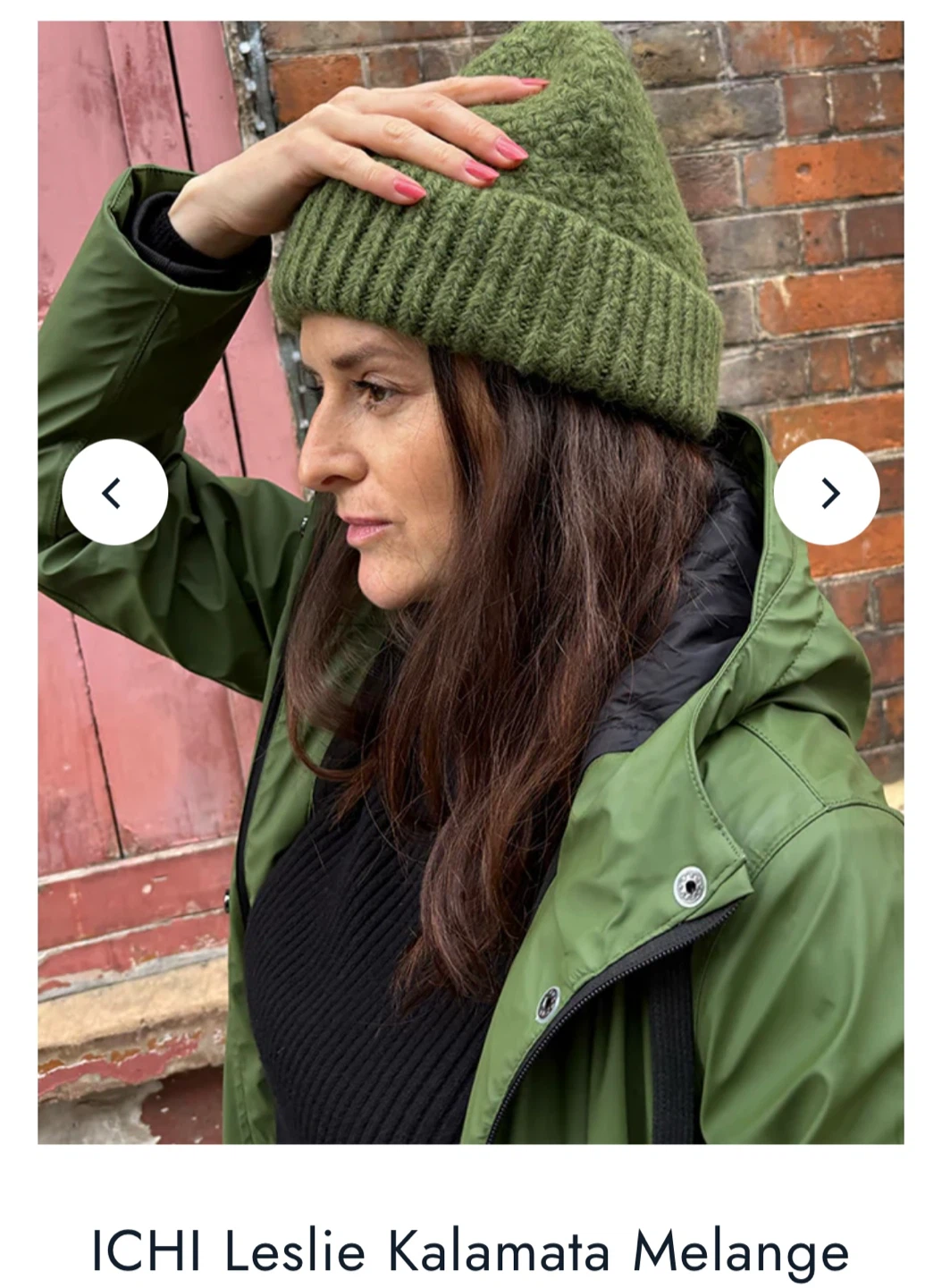 Bundle of 3 Knit Beanies - Green, Burgundy, Brown - photo 3