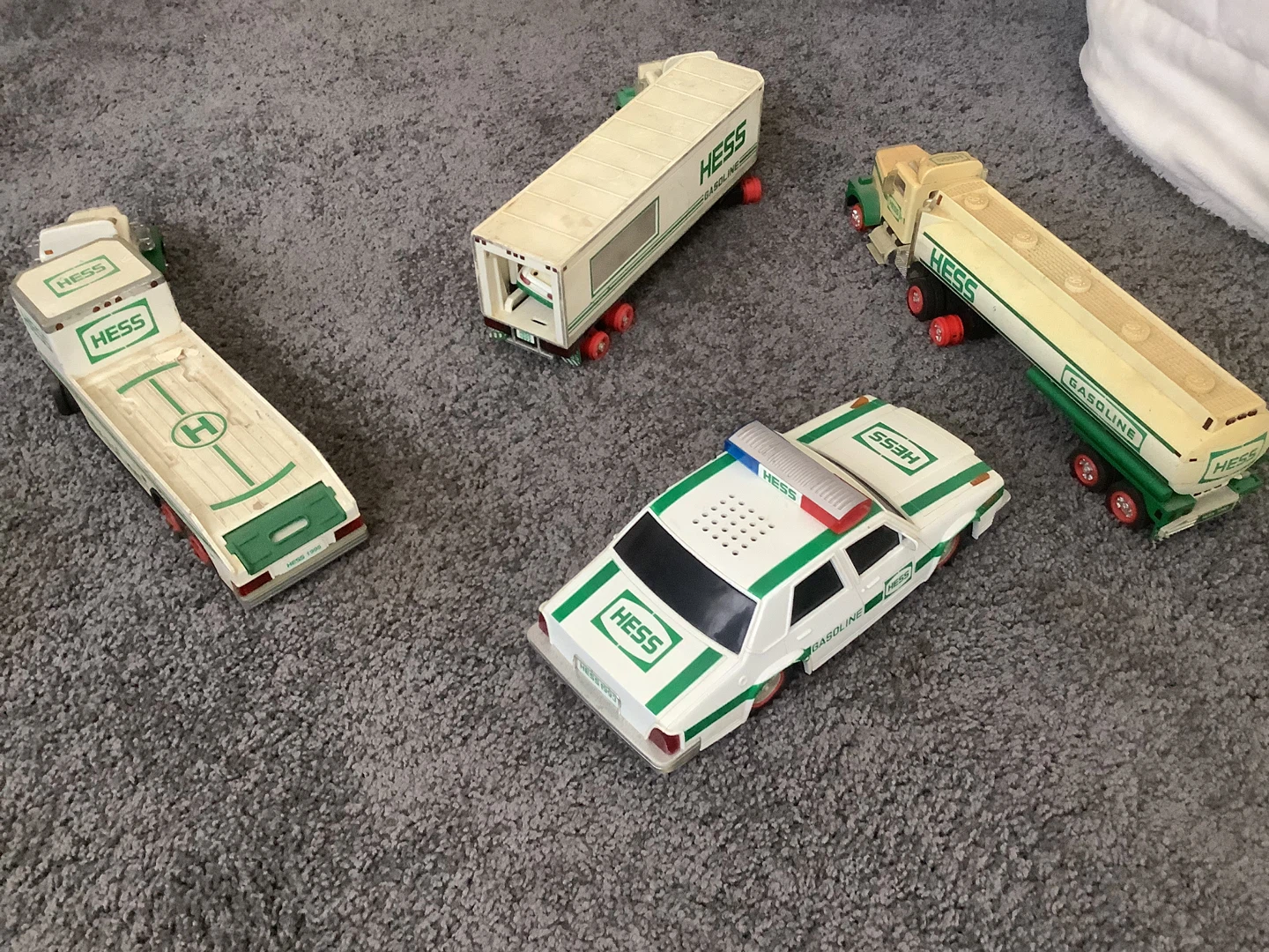 Damaged Hess Trucks