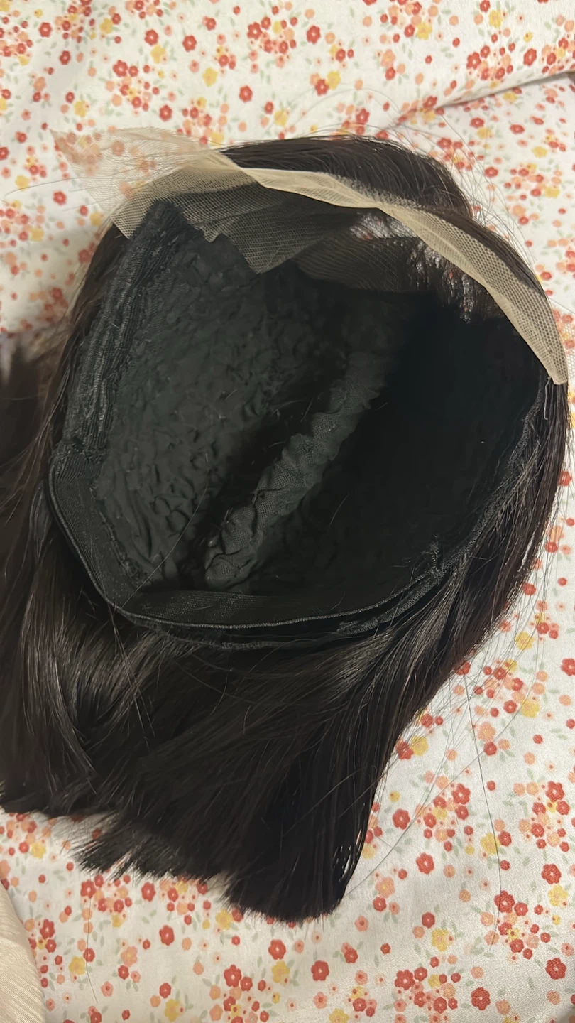 Black Straight Bob Wig - photo 2