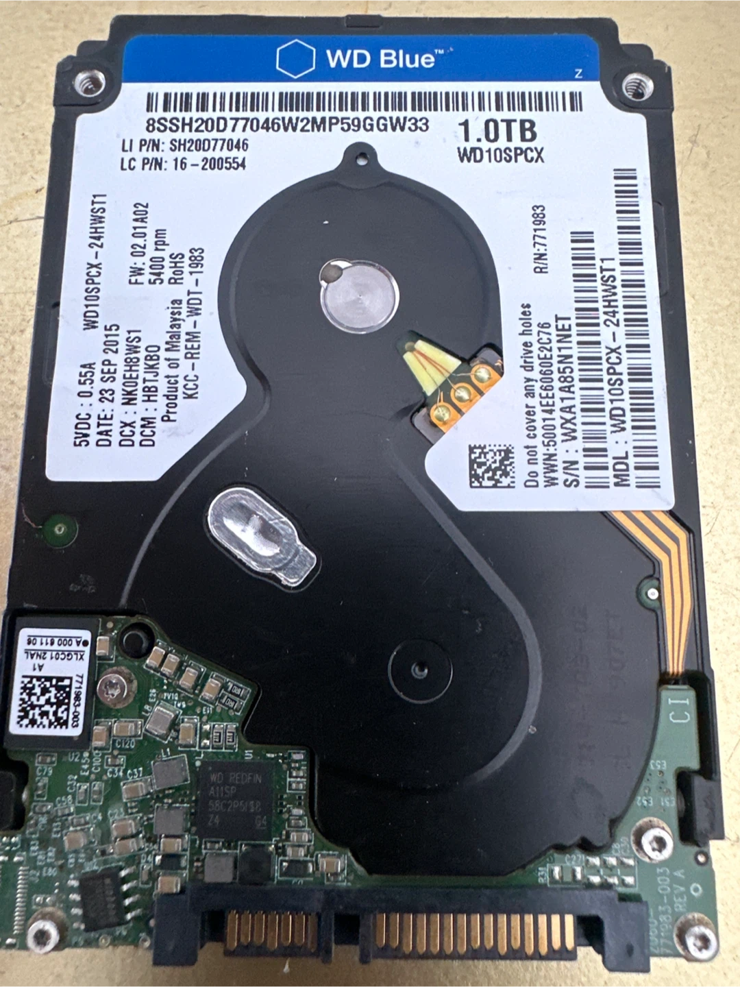 WD Blue 1TB Hard Drive