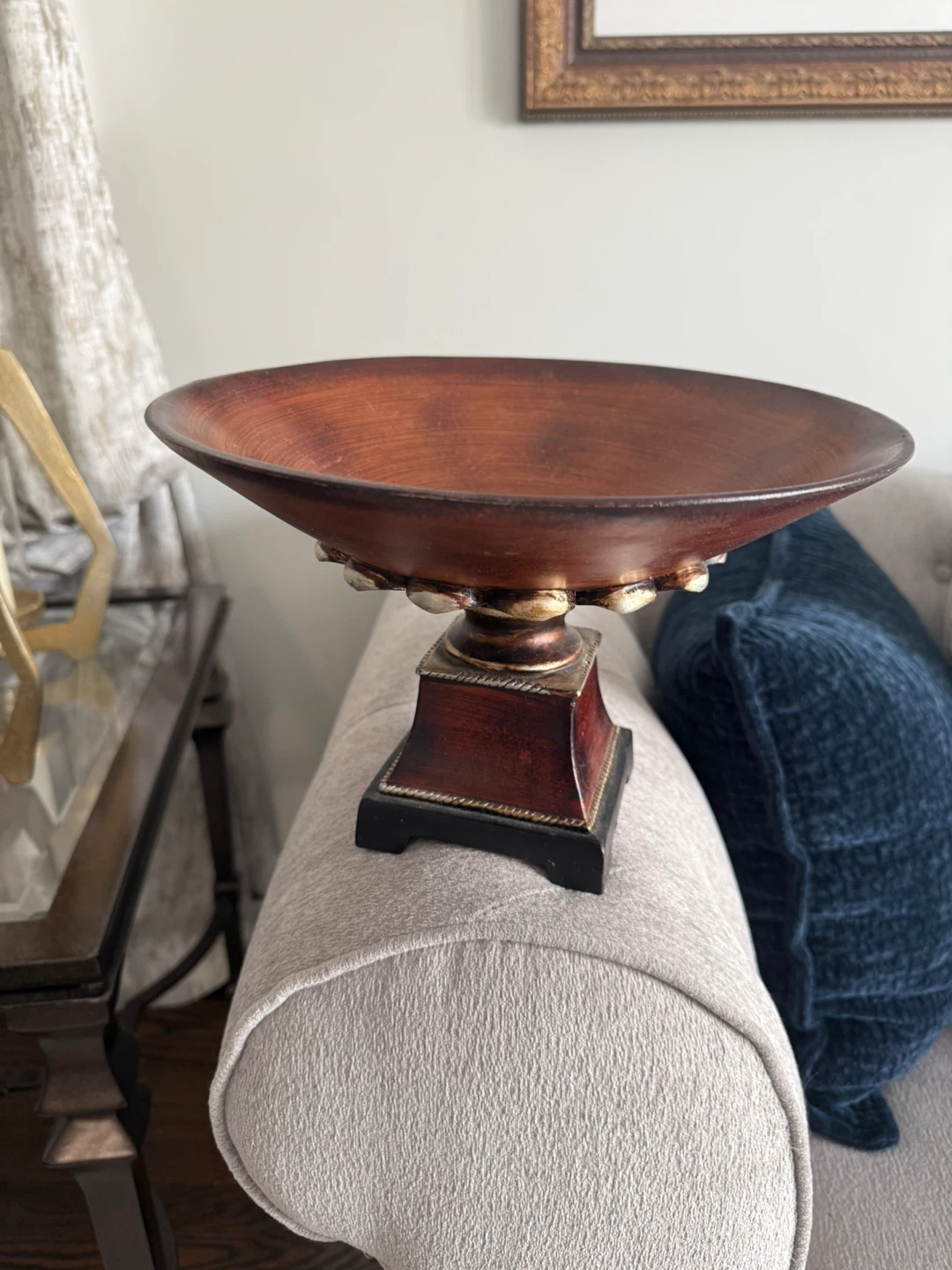 Decorative Pedestal Bowl with balls - photo 5