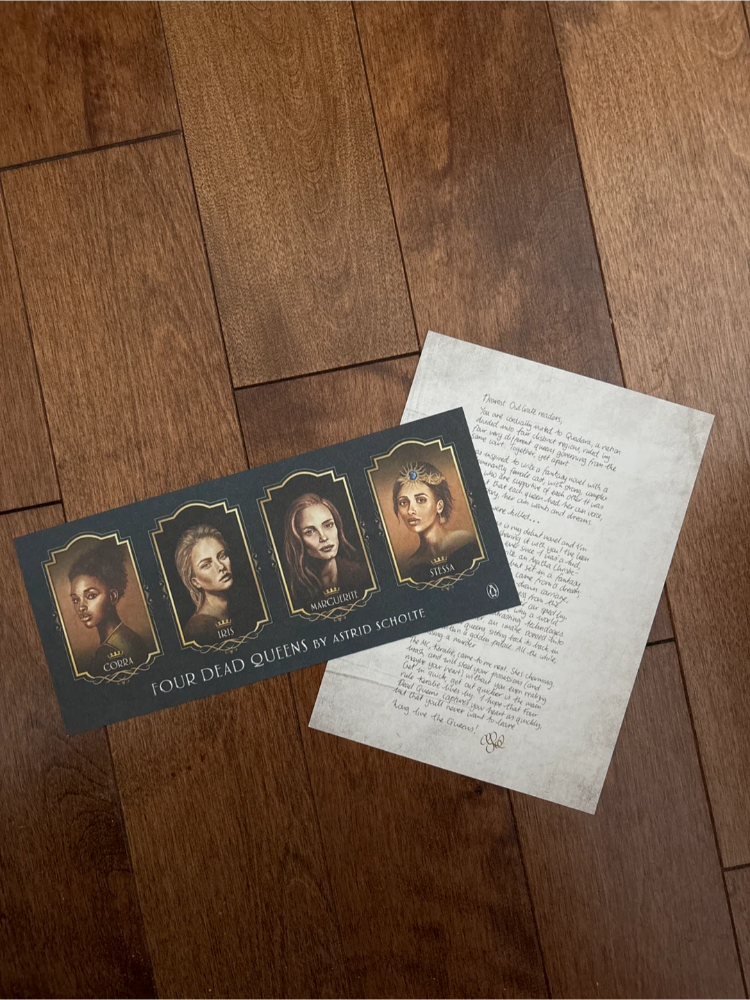 Four Dead Queens by Astrid Scholte Signed Edition - photo 4