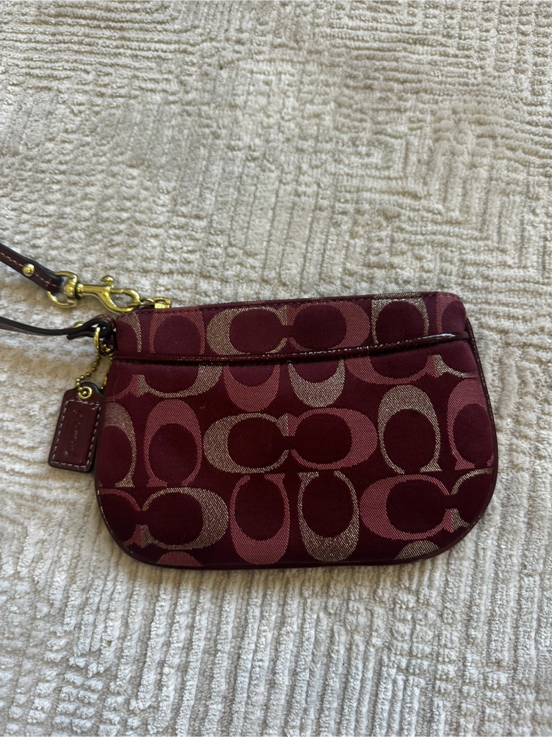 Coach Signature C Monogram Wristlet