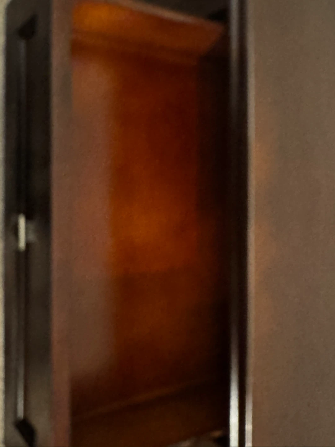 Dark Wood Hutch/Server with Drawer and Cabinets - photo 3