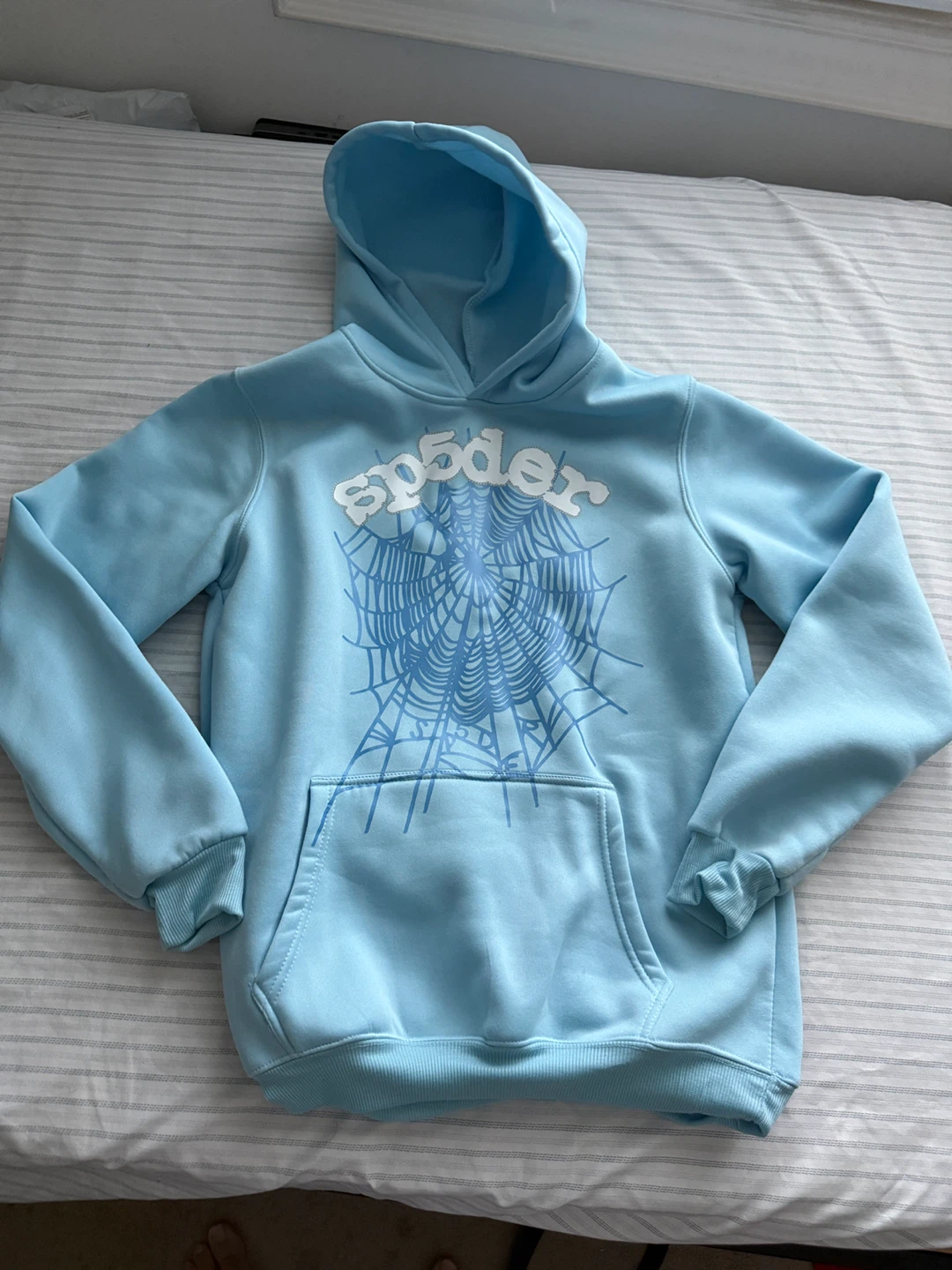 SP5DER Web Hoodie - Light Blue